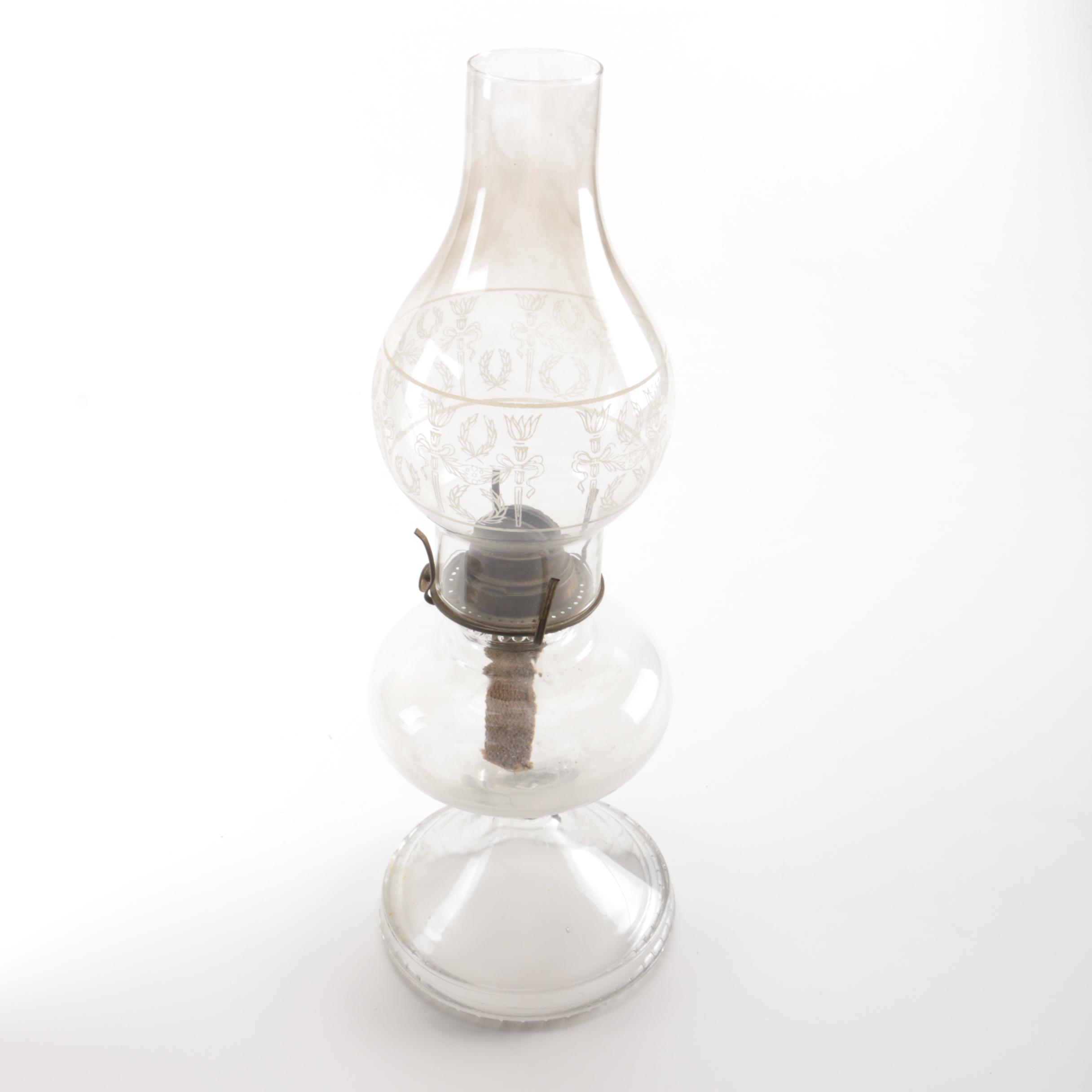 Clear Glass Gas Lamp