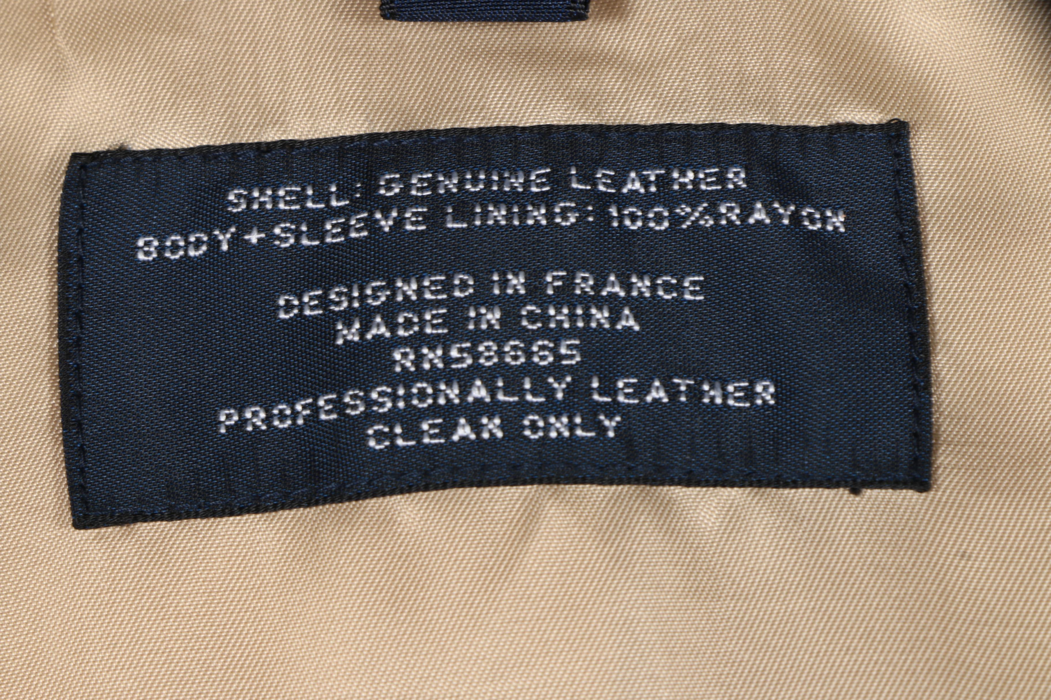 Women's Anne Klein II Blazer and Façonnable Suede Button Down Shirt