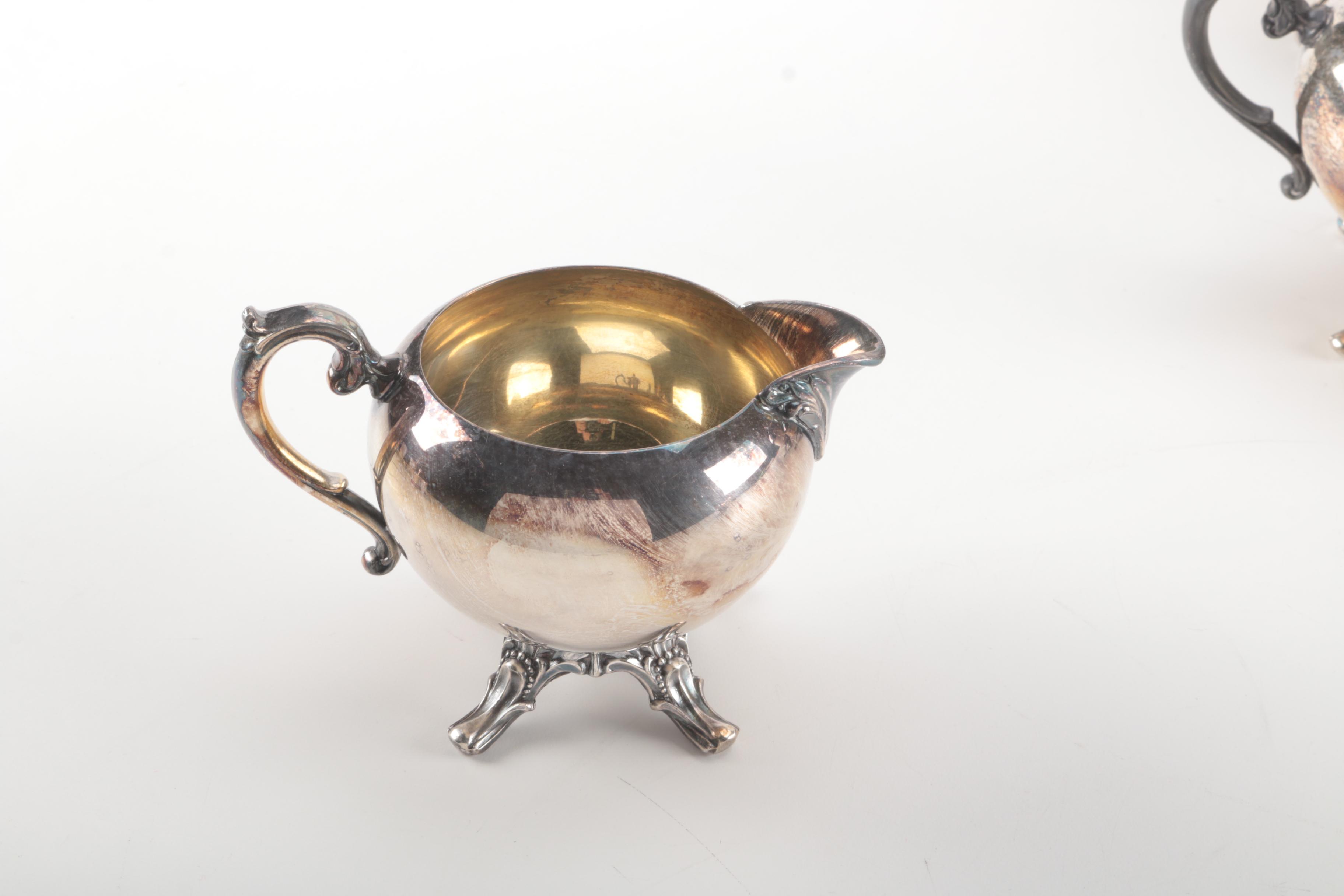 Tea and Coffee Service by Wm. Rogers and FB Rogers Silver Co.