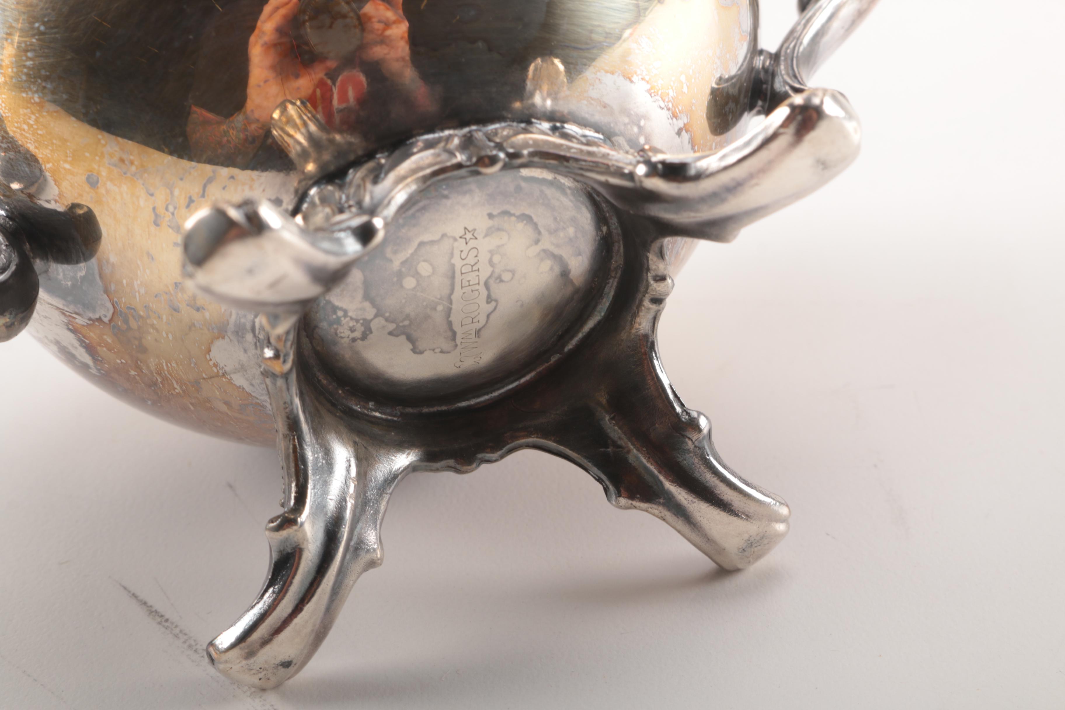 Tea and Coffee Service by Wm. Rogers and FB Rogers Silver Co.