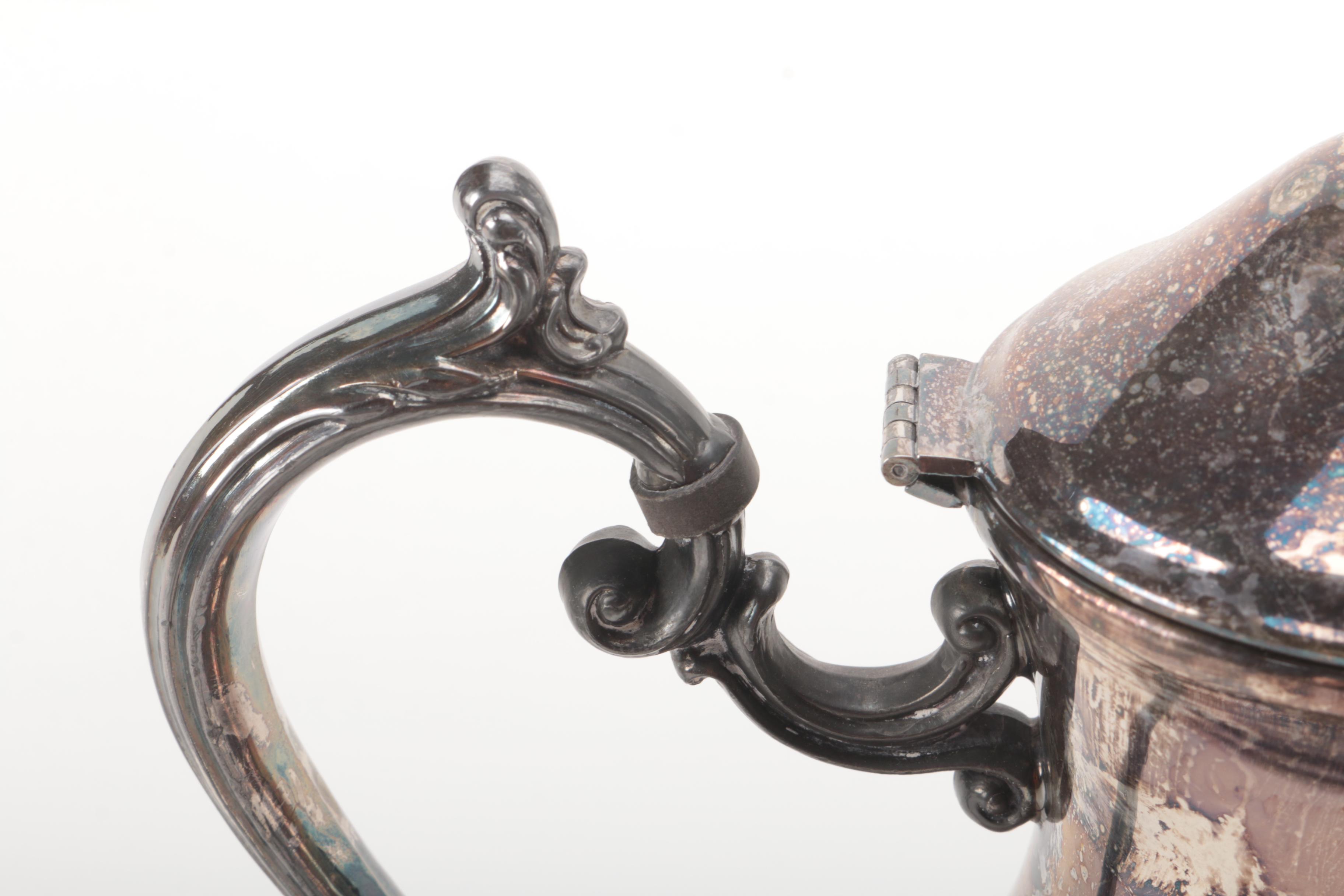Tea and Coffee Service by Wm. Rogers and FB Rogers Silver Co.