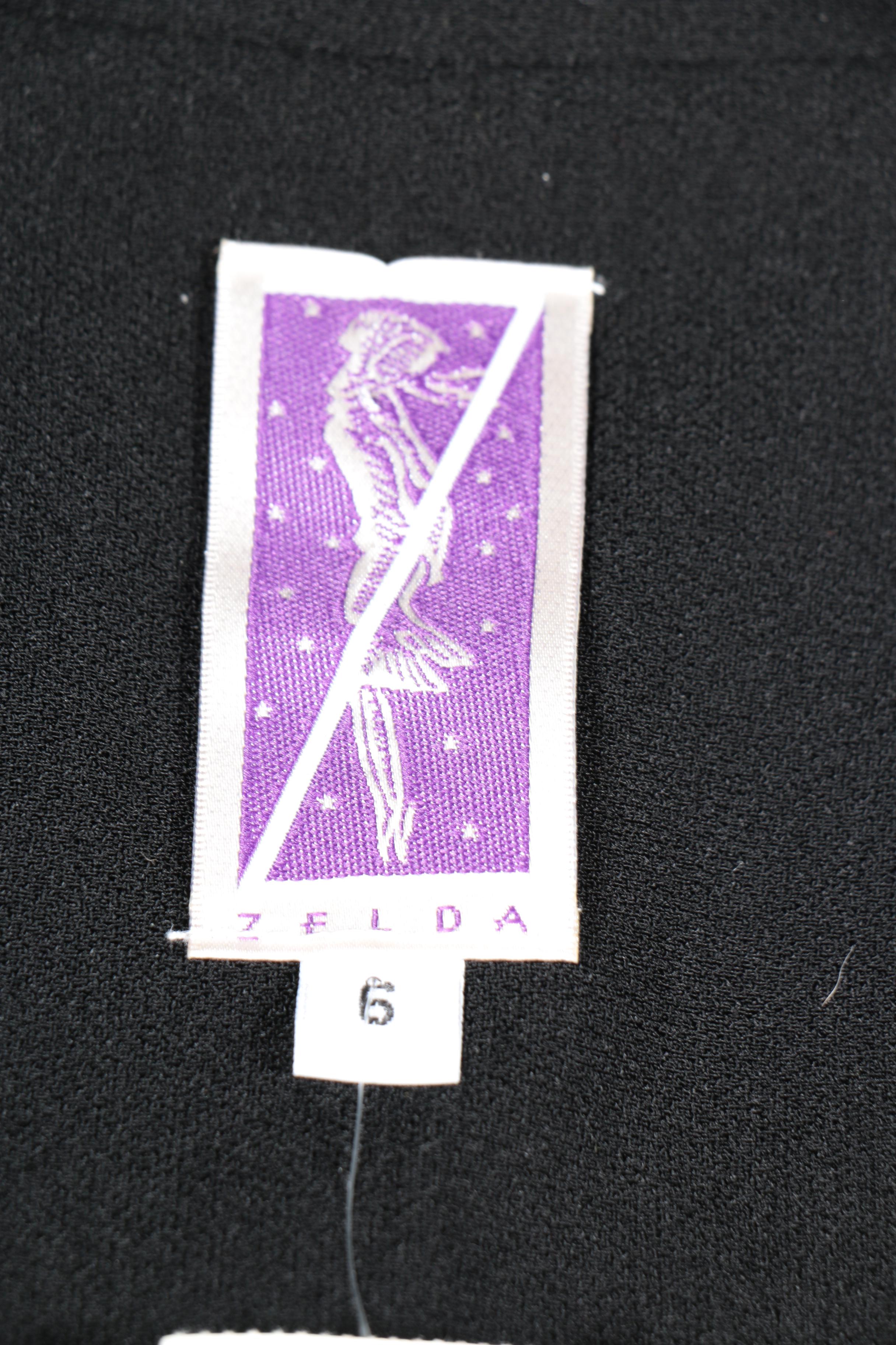 Black Coats by Zelda With Faux Leather and Button Accents