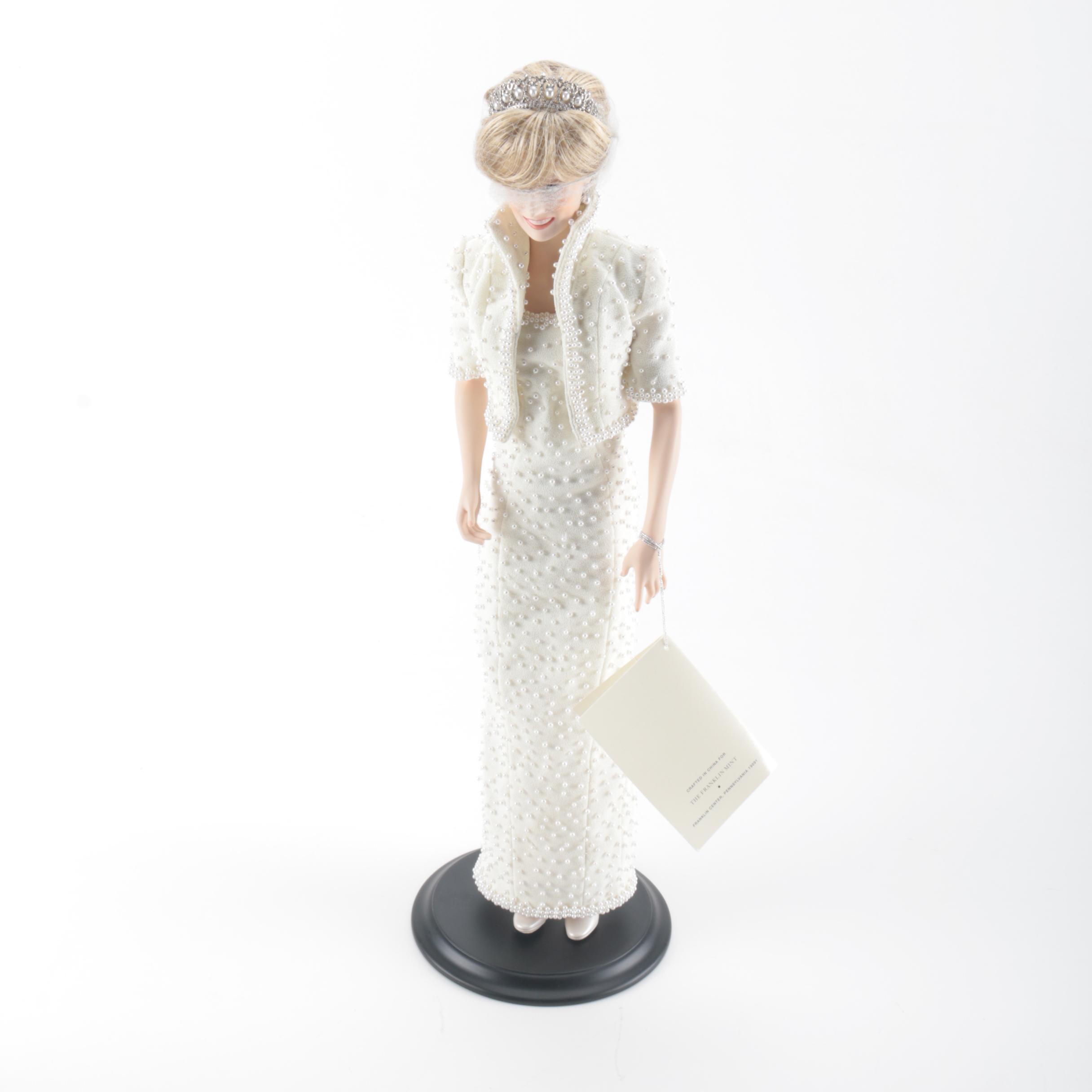 Princess Diana Porcelain Doll by Franklin Mint