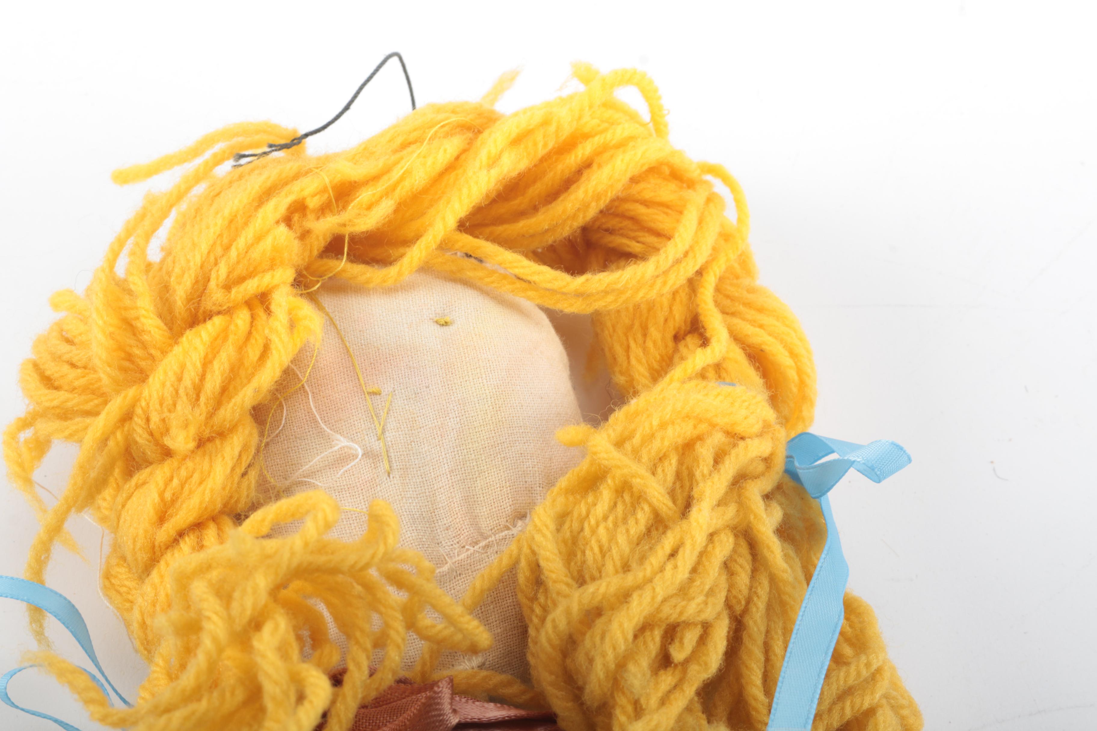 Three Handcrafted Cloth Marionettes