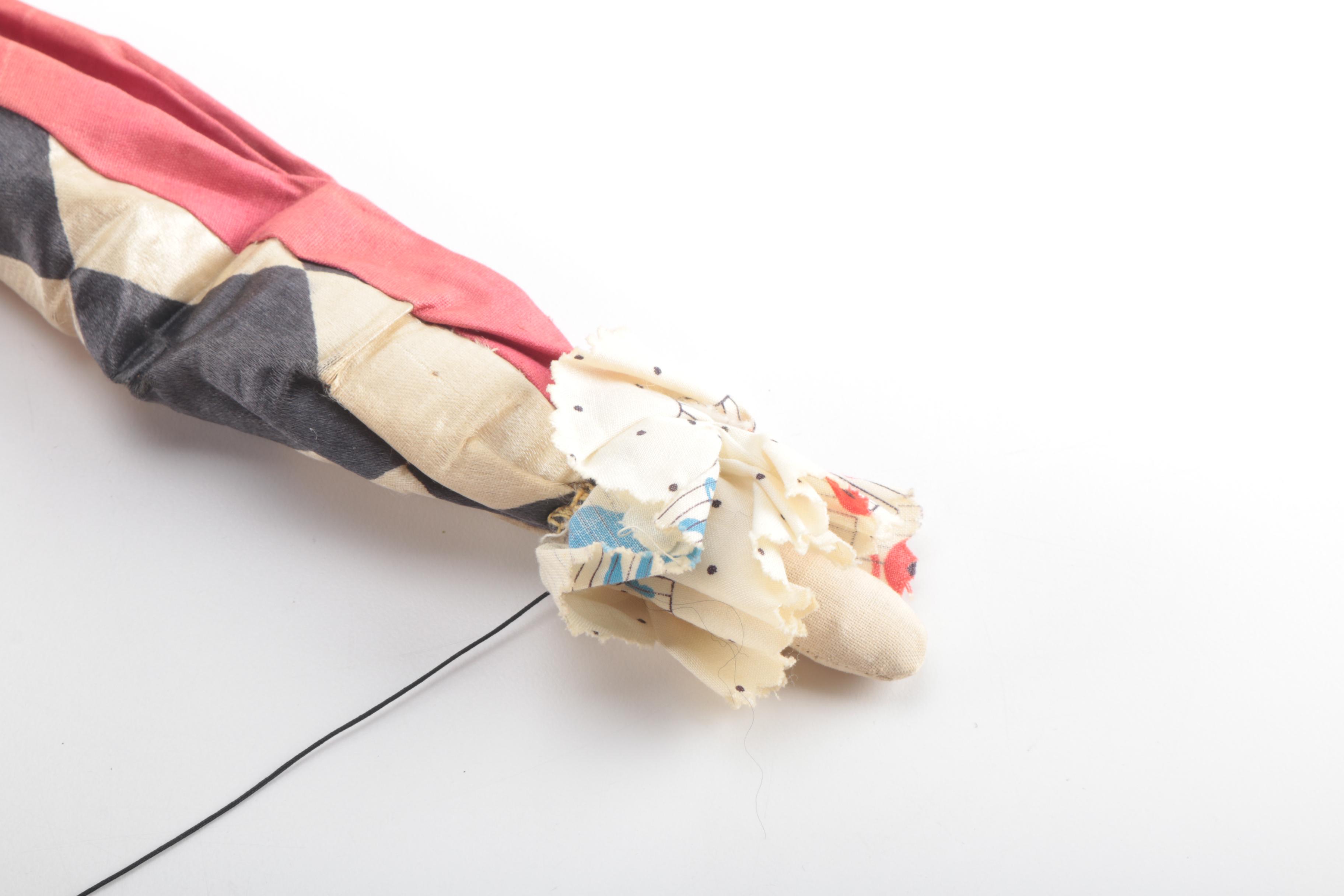 Three Handcrafted Cloth Marionettes