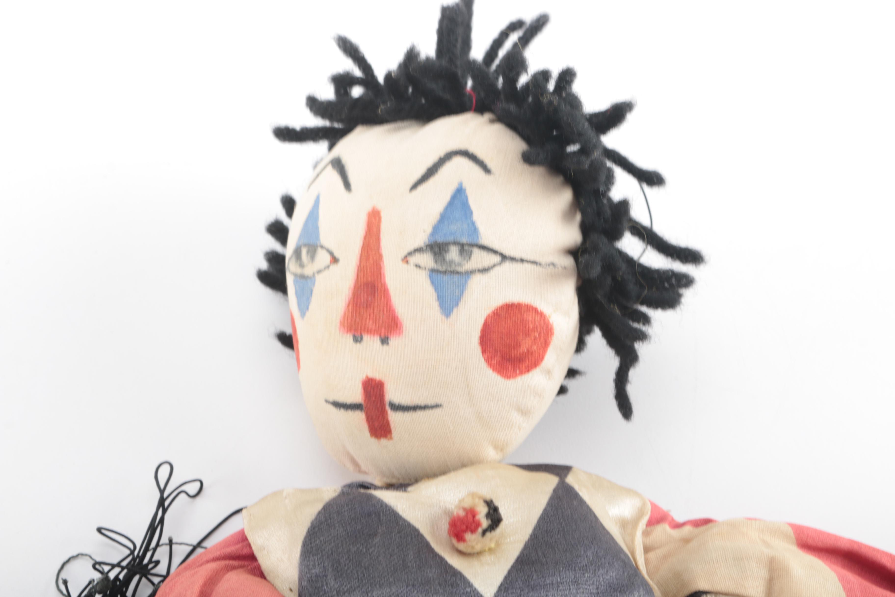 Three Handcrafted Cloth Marionettes