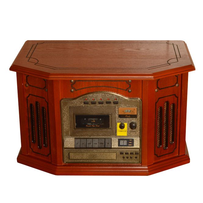 Faux Vintage Victoria Tunewriter Turntable Stereo