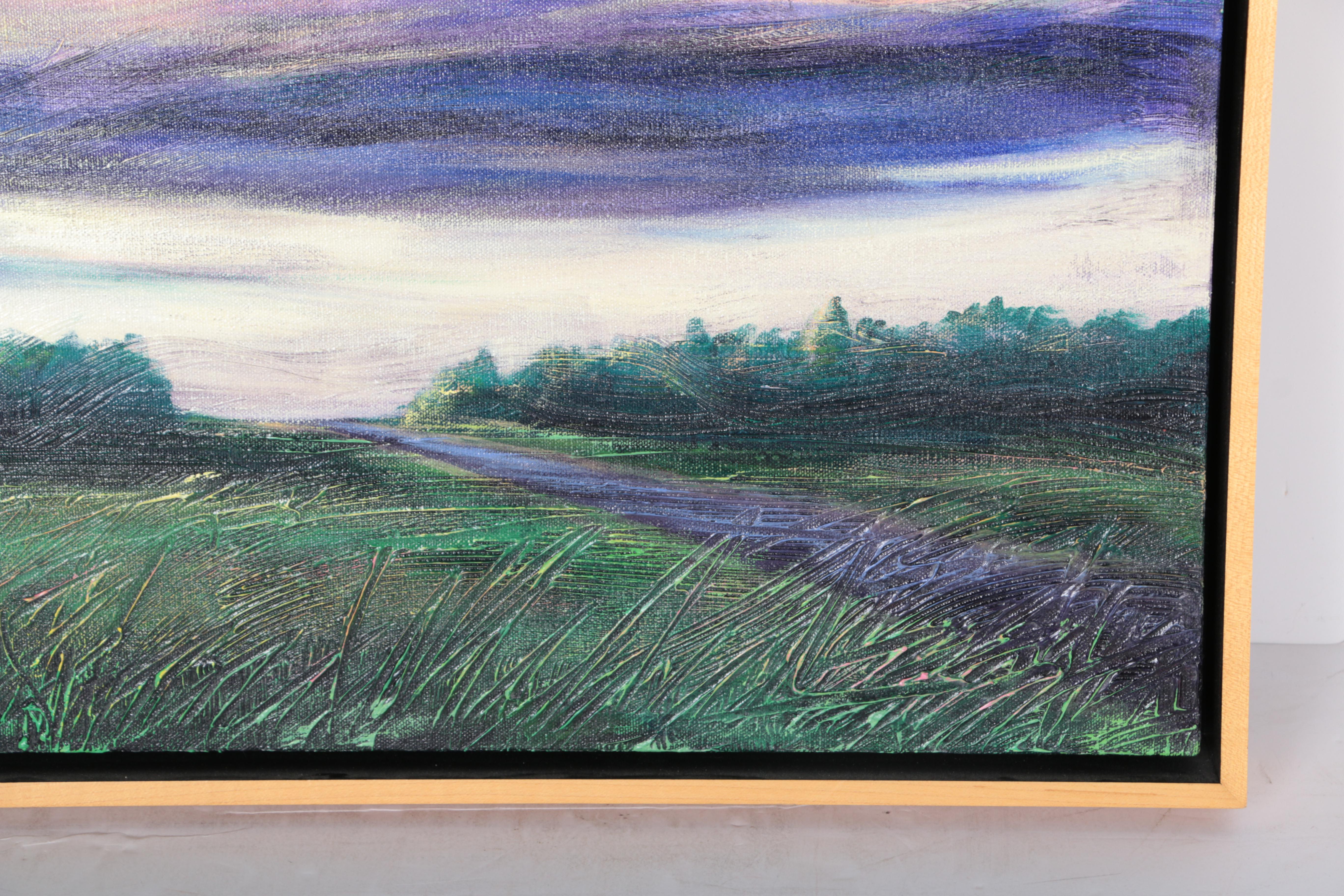 Kay Brathol Hostvet Acrylic Painting "Clean Sweep"