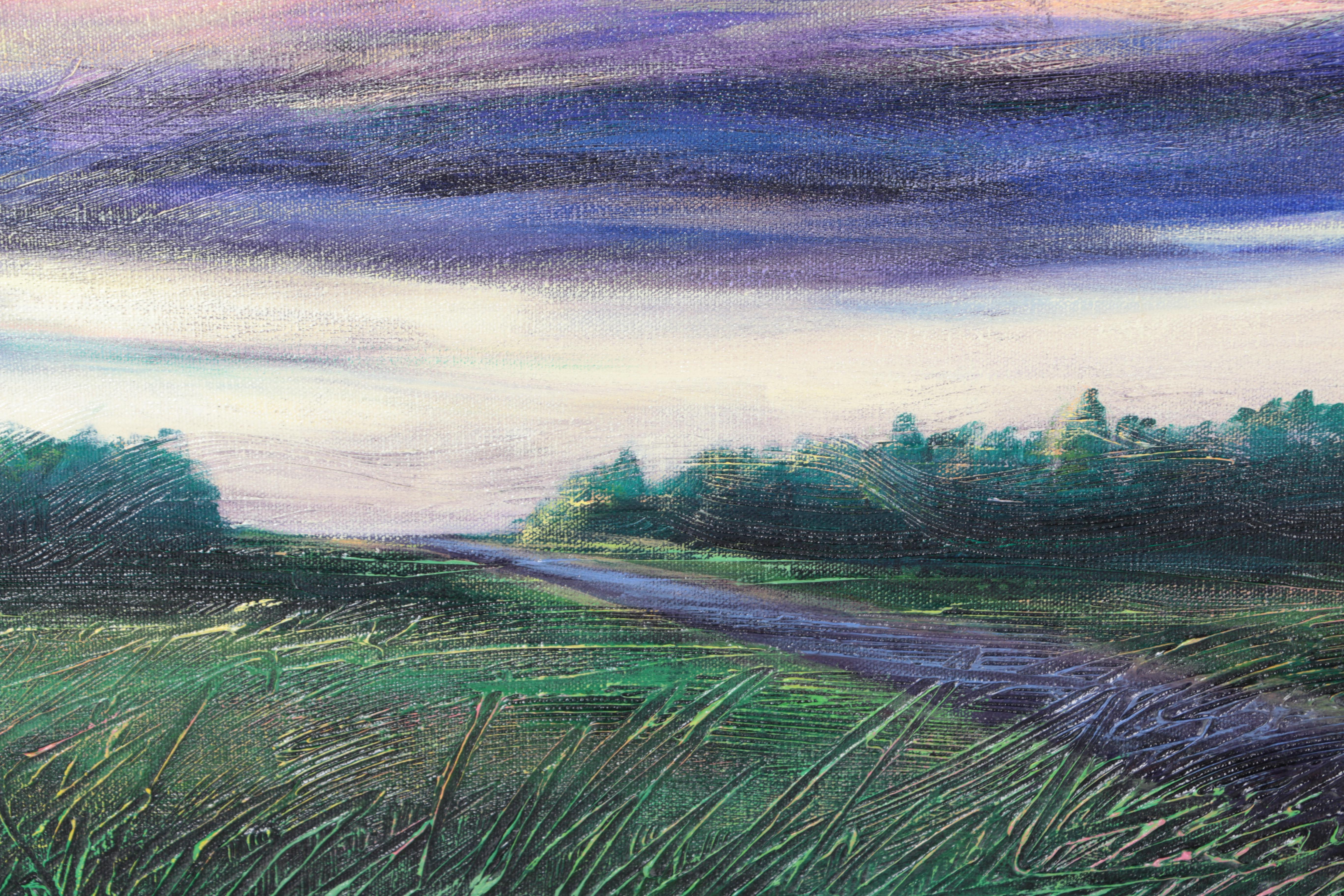 Kay Brathol Hostvet Acrylic Painting "Clean Sweep"