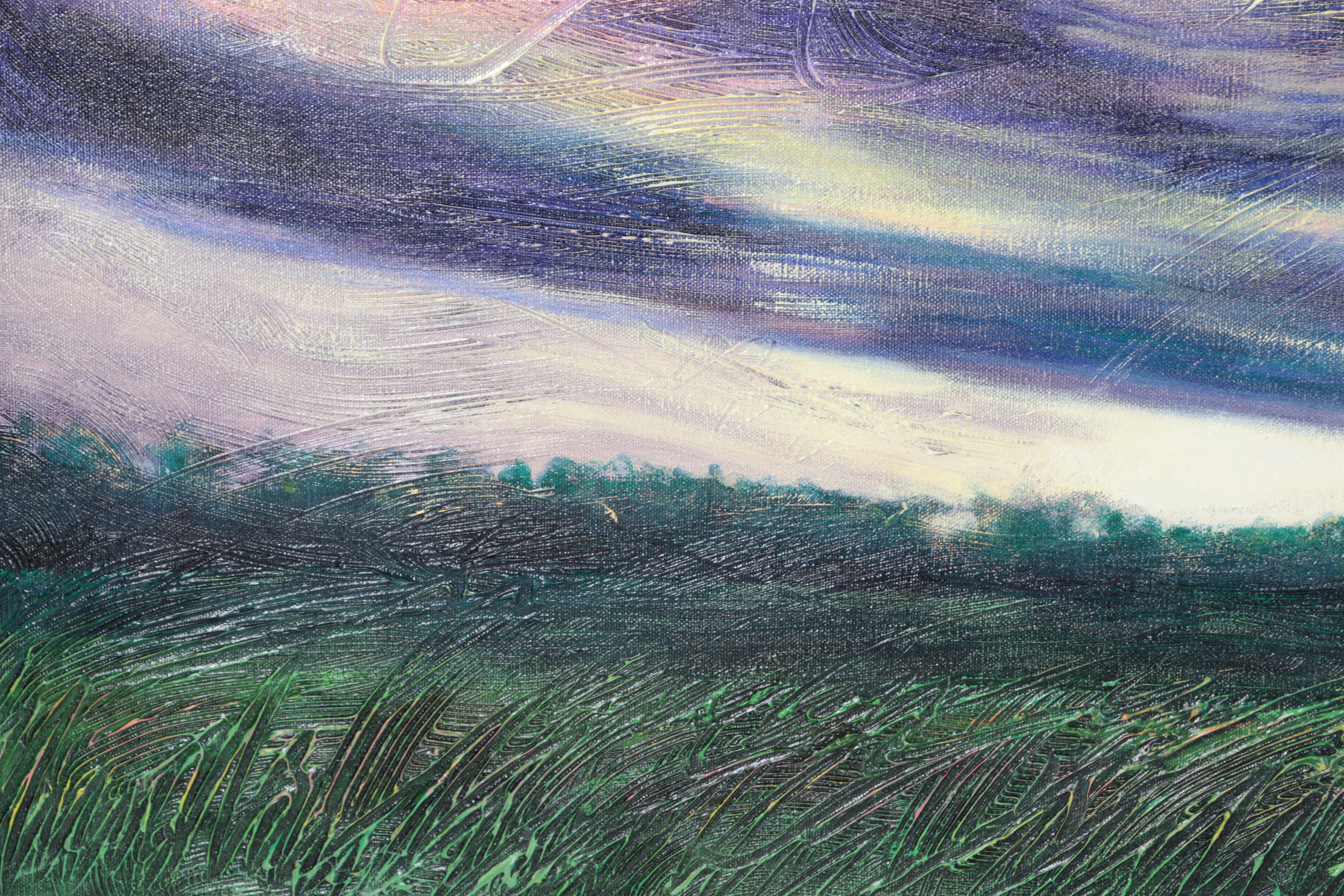 Kay Brathol Hostvet Acrylic Painting "Clean Sweep"