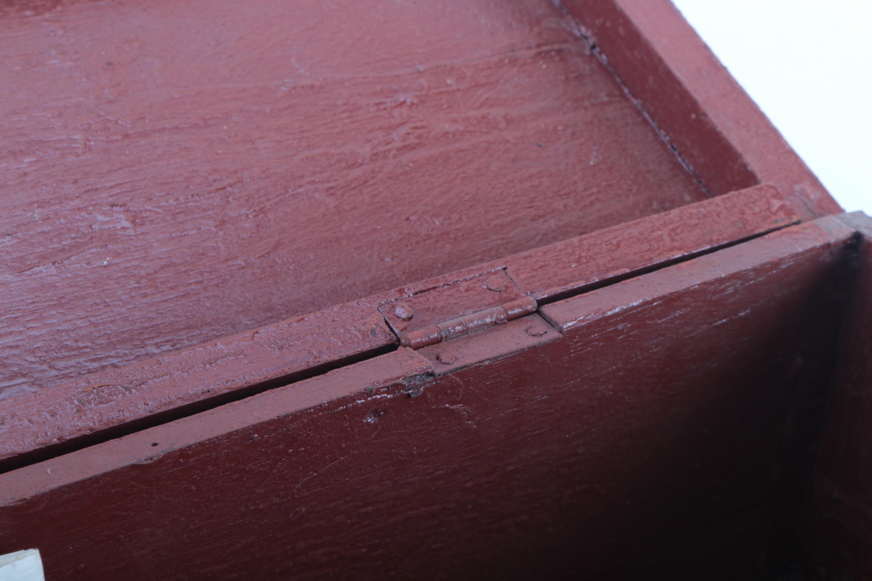 Southeast Asian Buddhist Prayer Scroll Chest