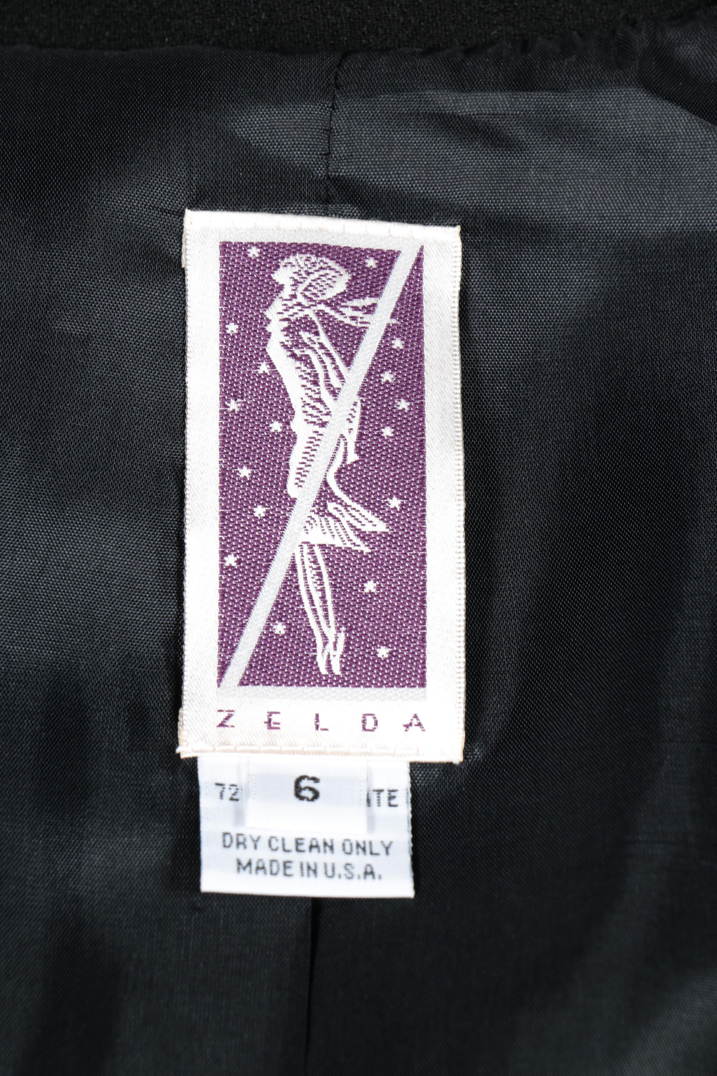 Zelda Women's Black Dress Coats