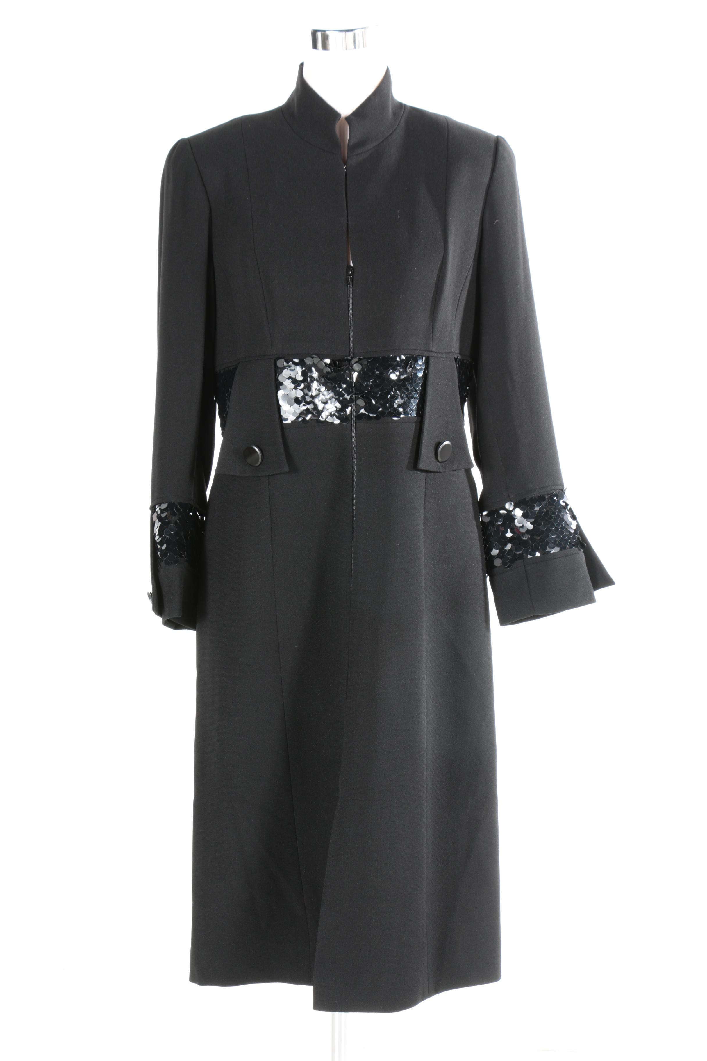 Zelda Women's Black Dress Coats