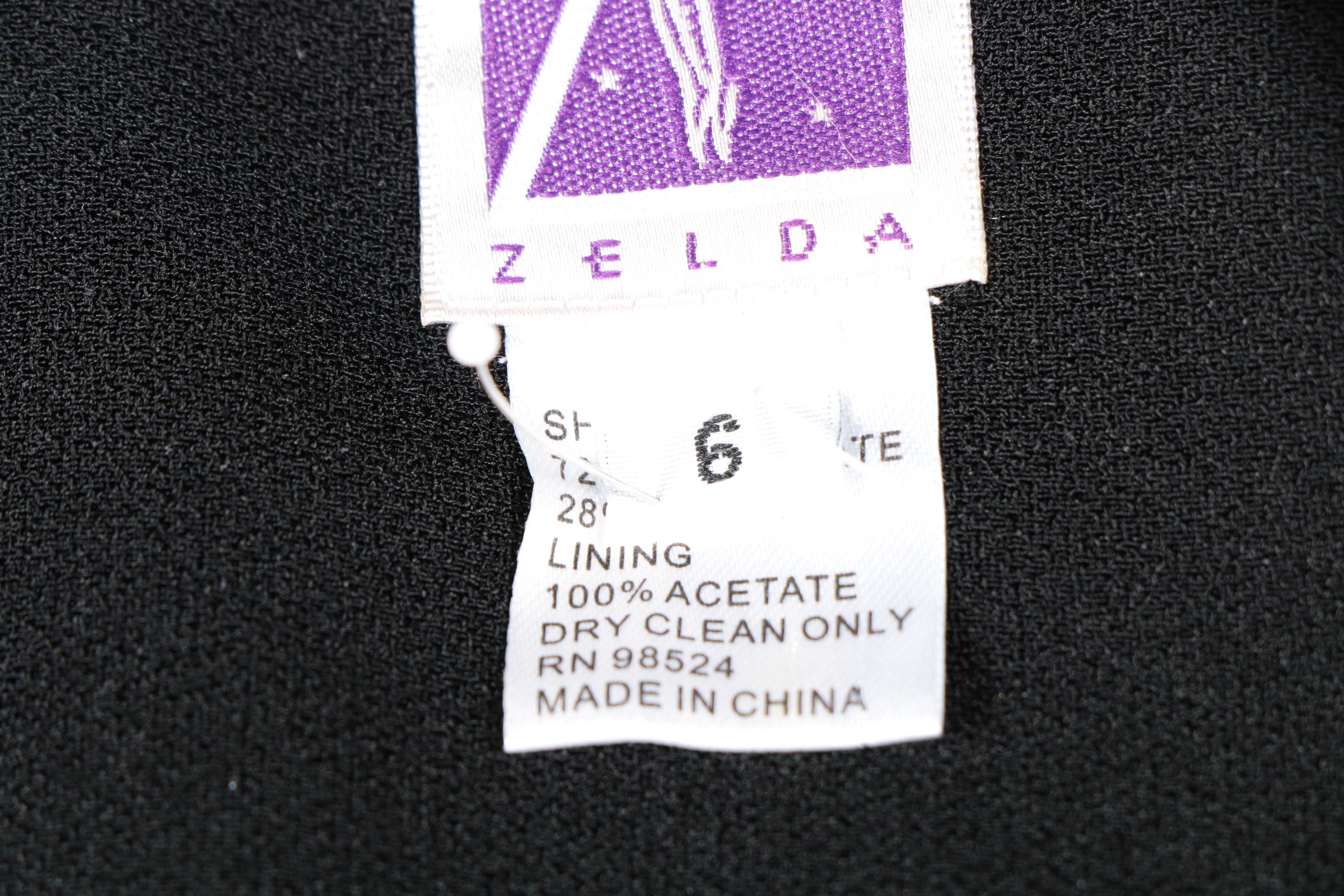 Zelda Women's Black Dress Coats