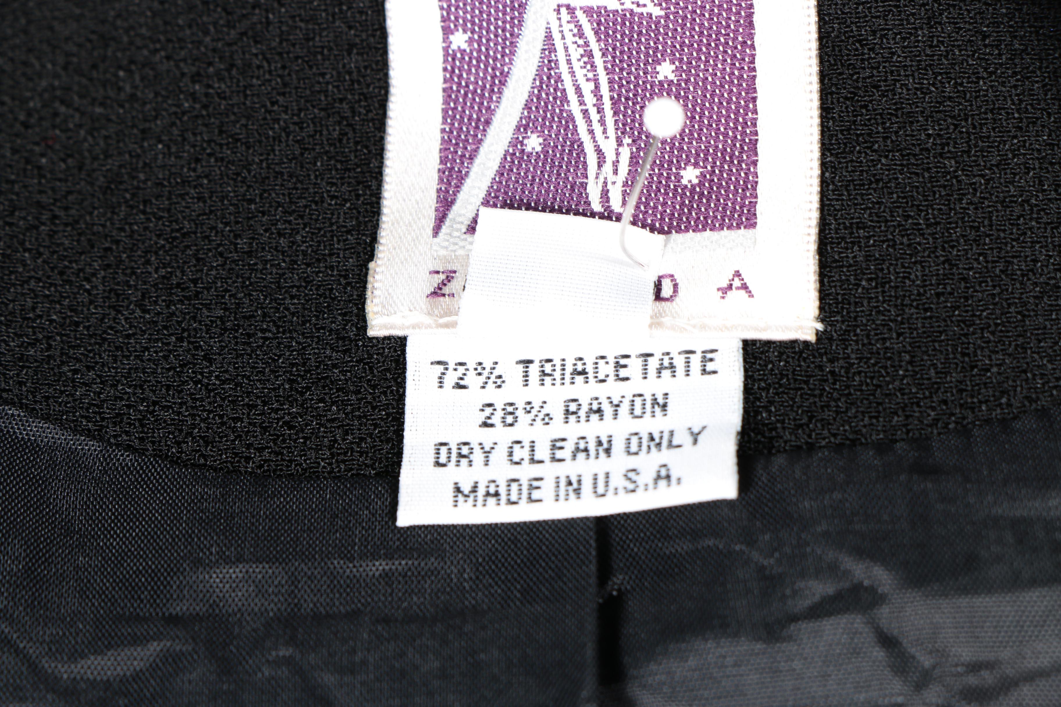 Zelda Women's Black Dress Coats