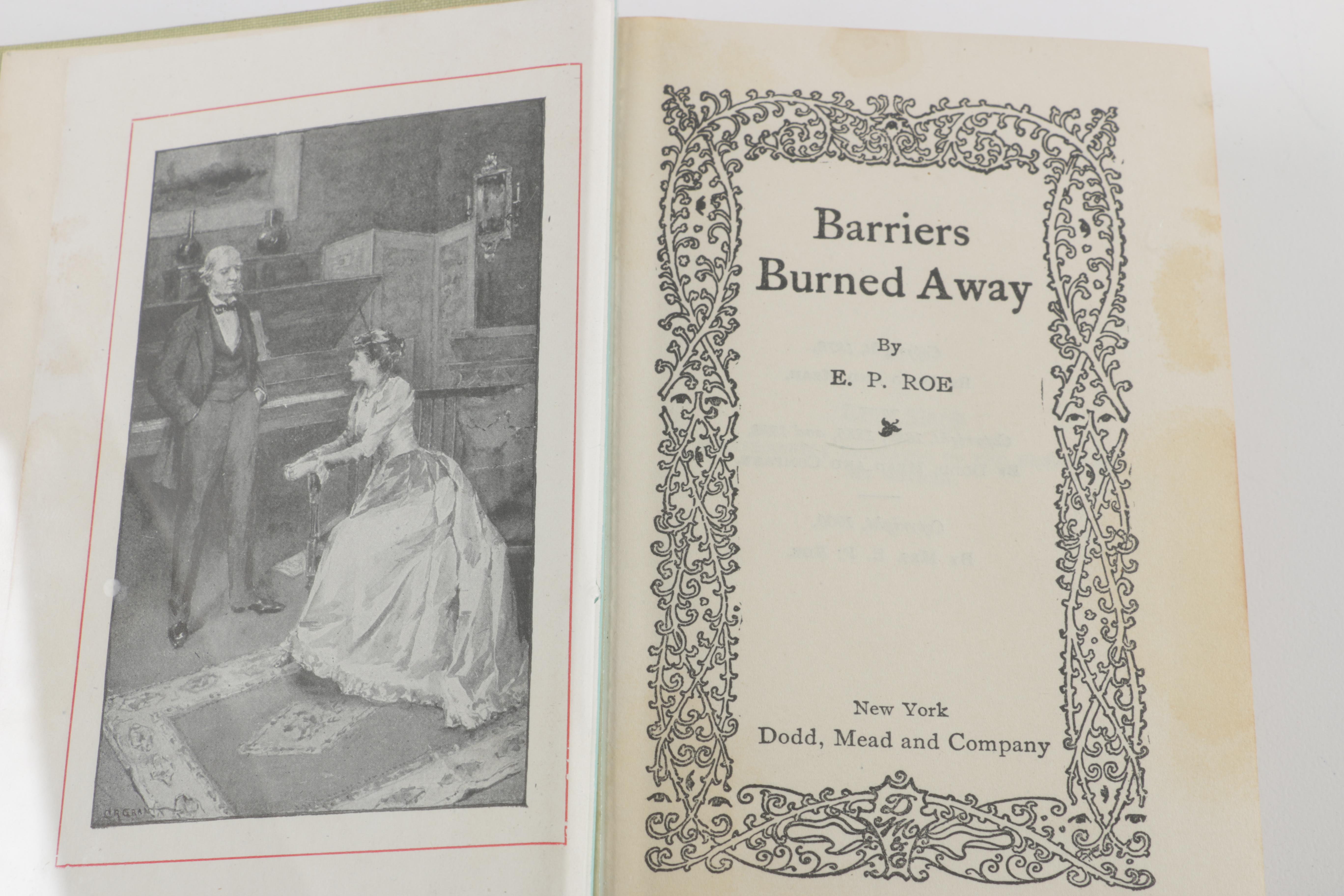 Antique Fiction Books