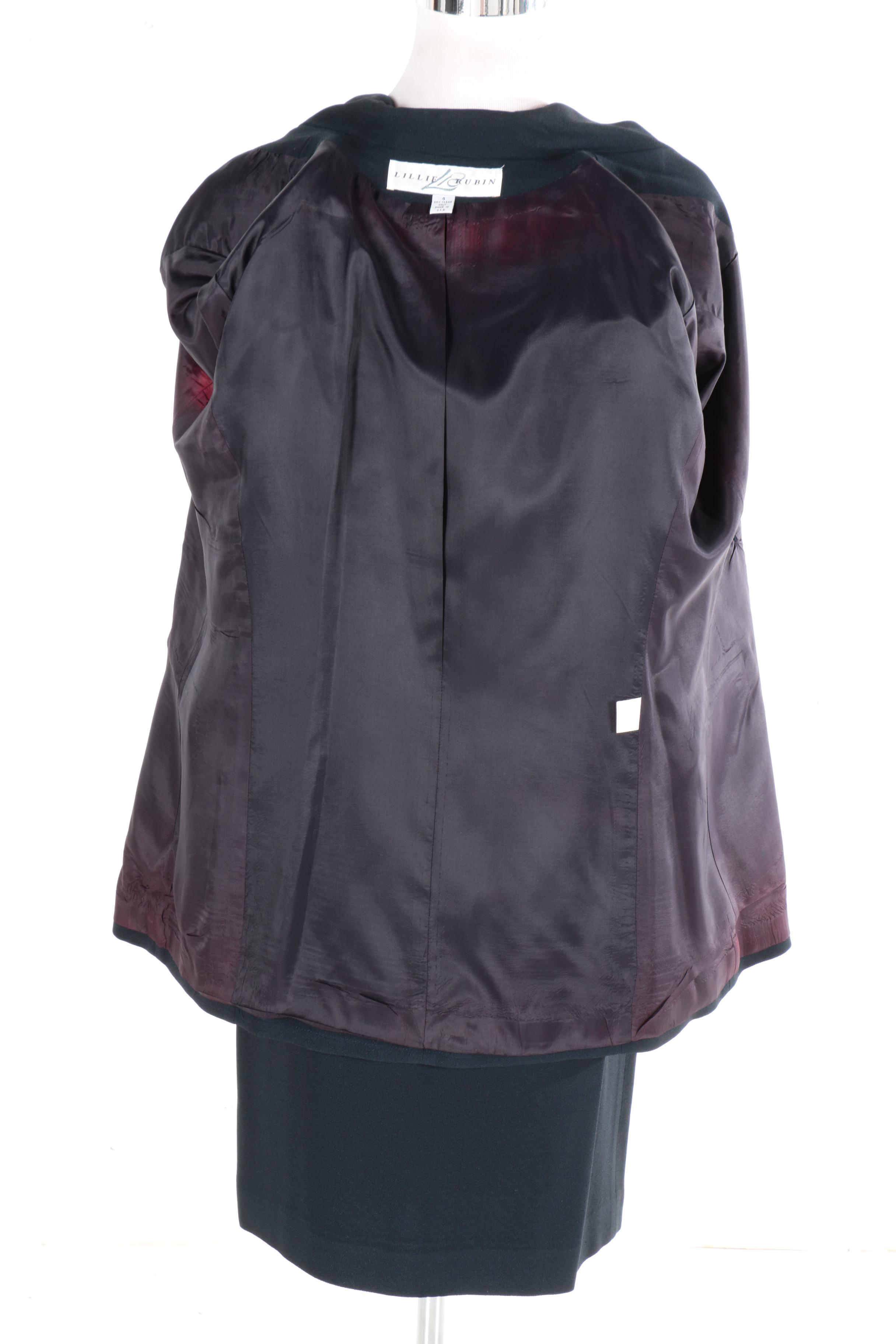 Wool "LAUREN" Ralph Lauren Jacket and Lillie Rubin Suit