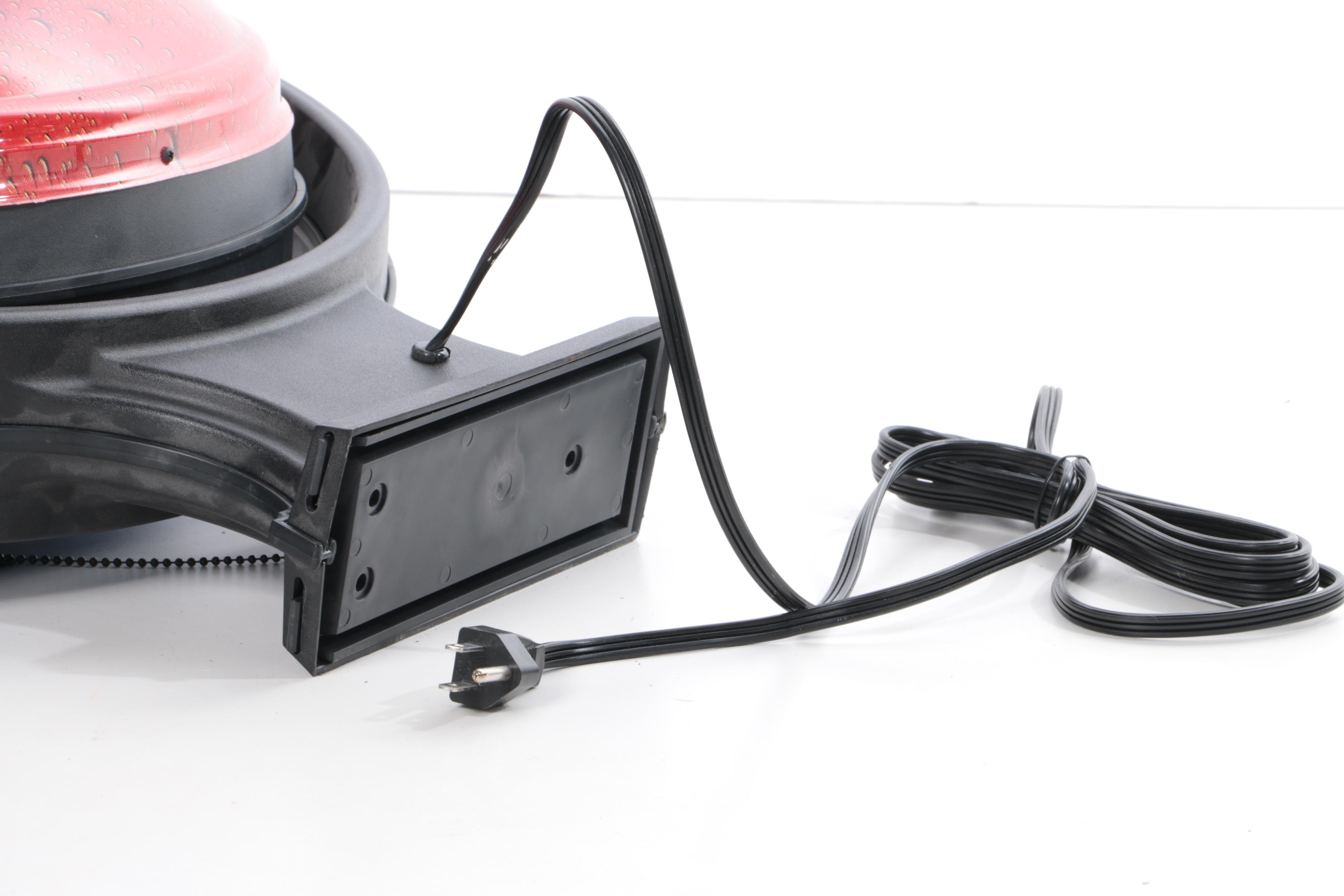 Spinning Budweiser and Bud Wall Lamp