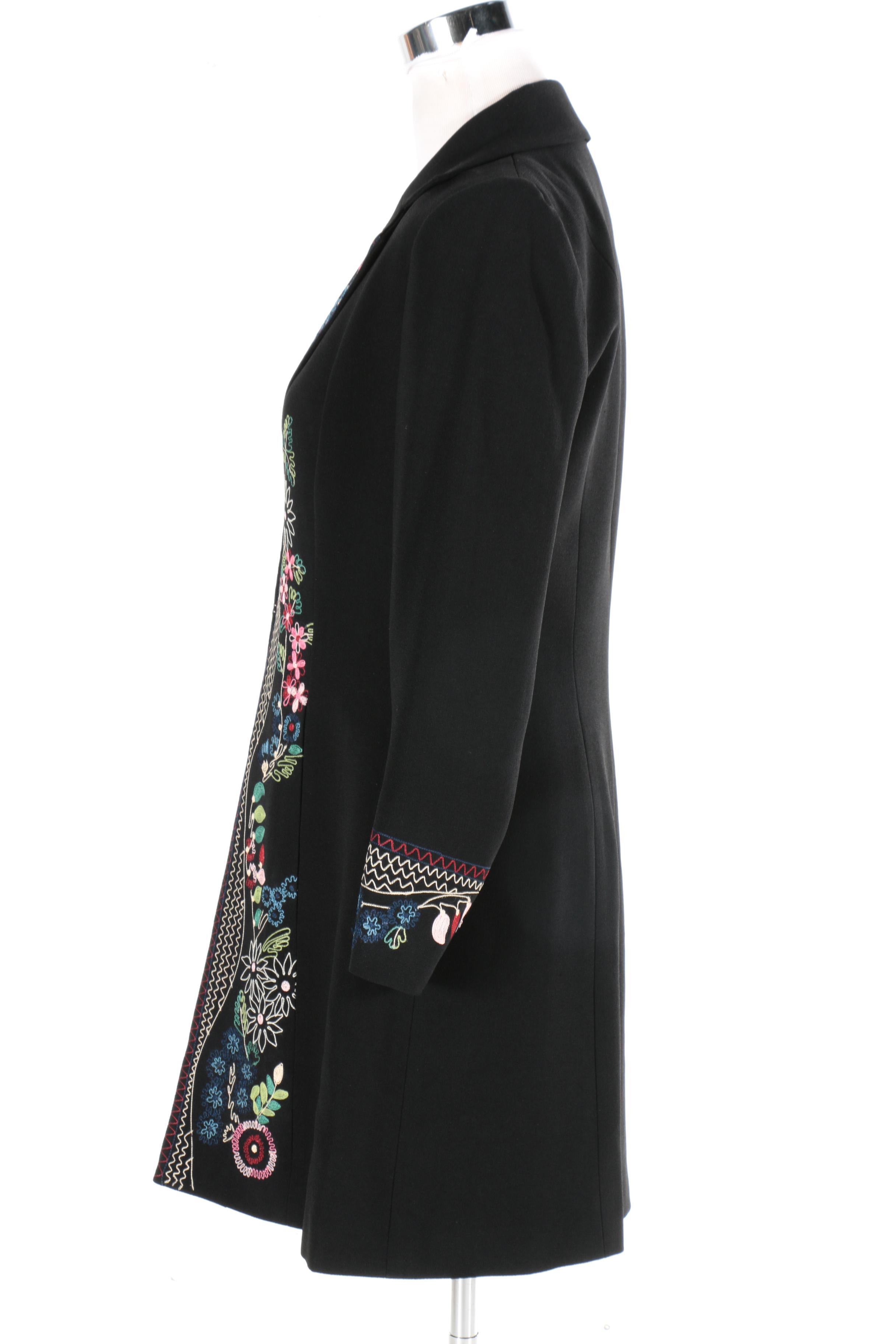 Women's Coats by Zelda Including Soutache Black Jacket