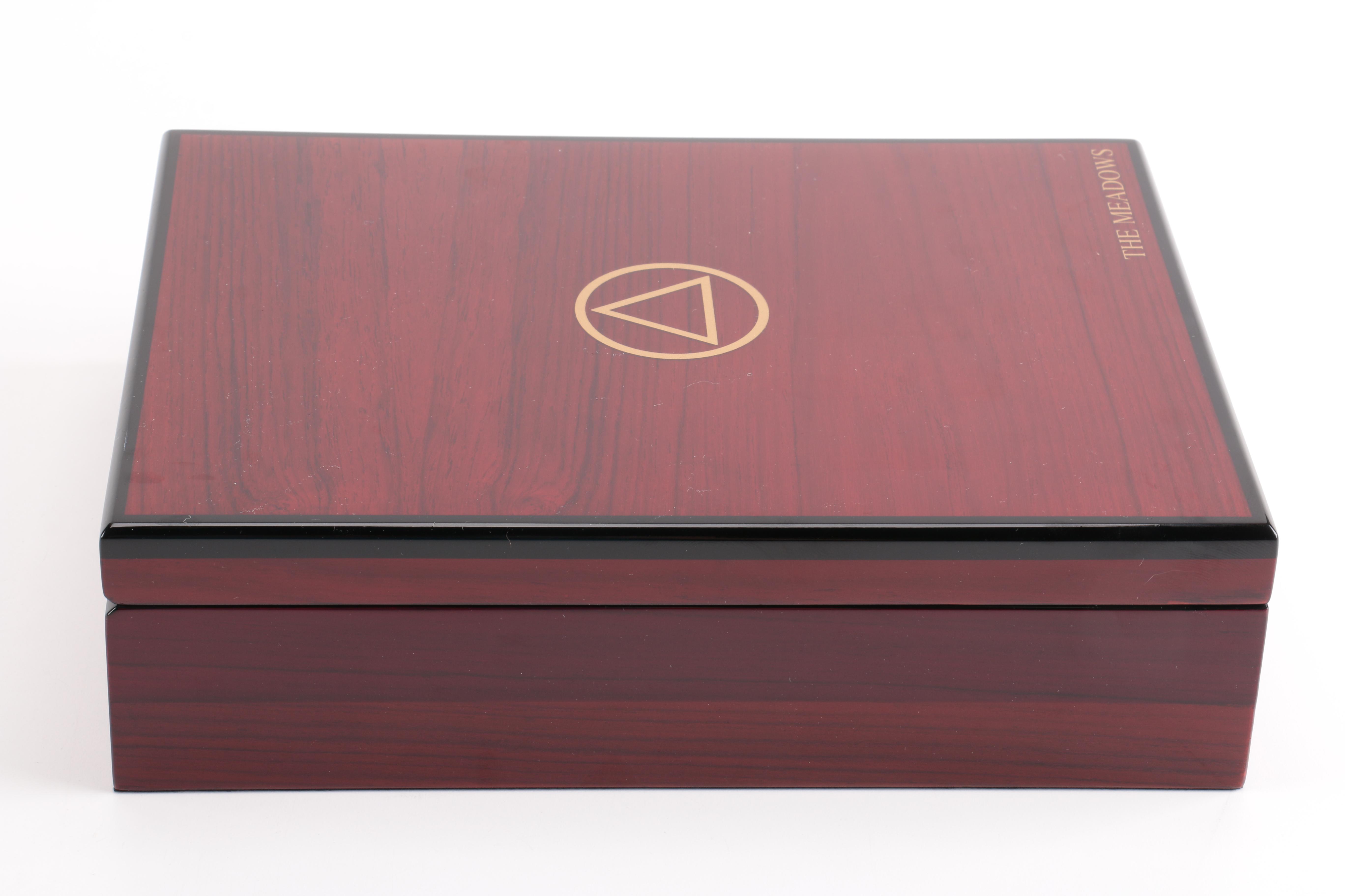 The Meadows Wooden Jewelry Presentation Box