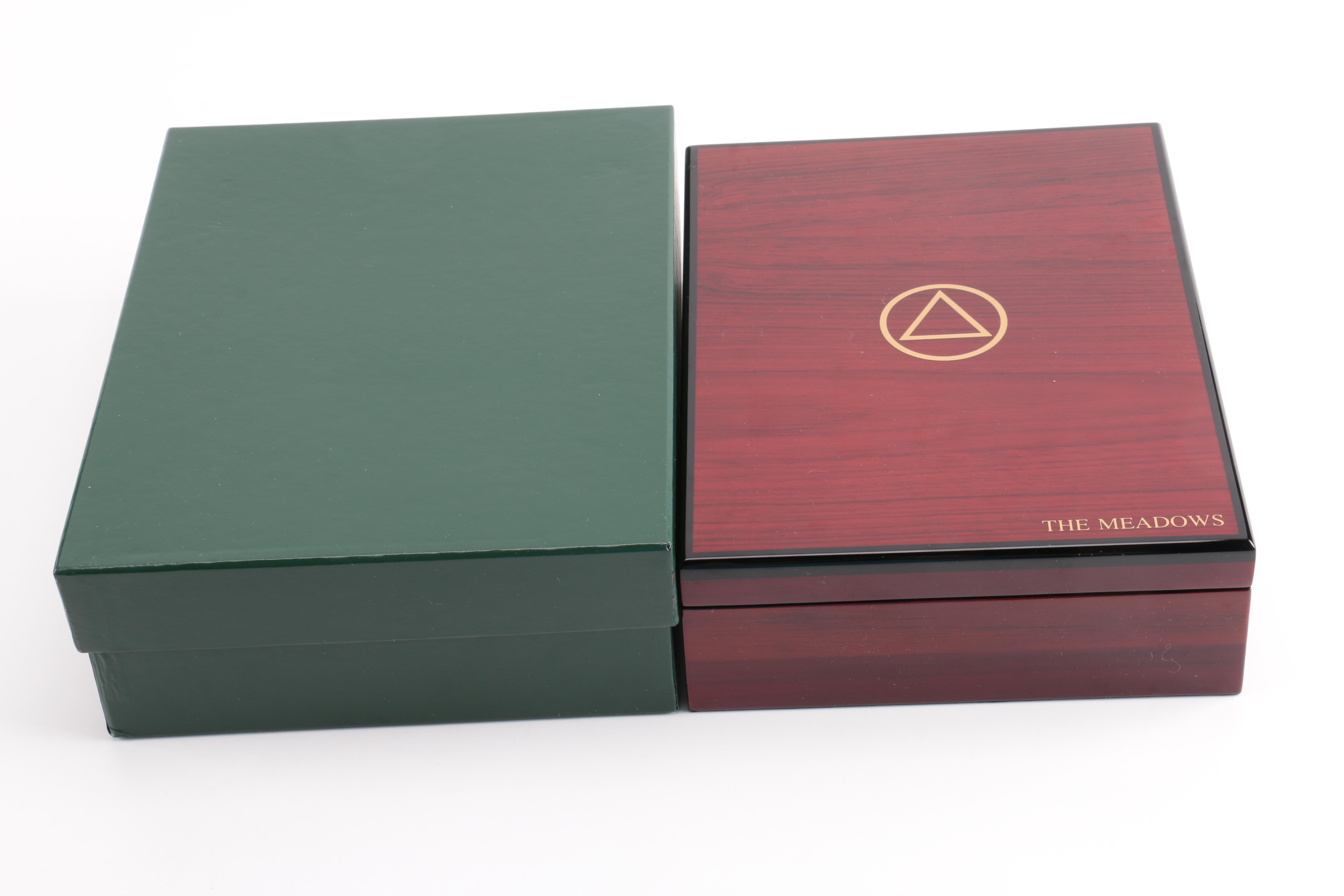 The Meadows Wooden Jewelry Presentation Box