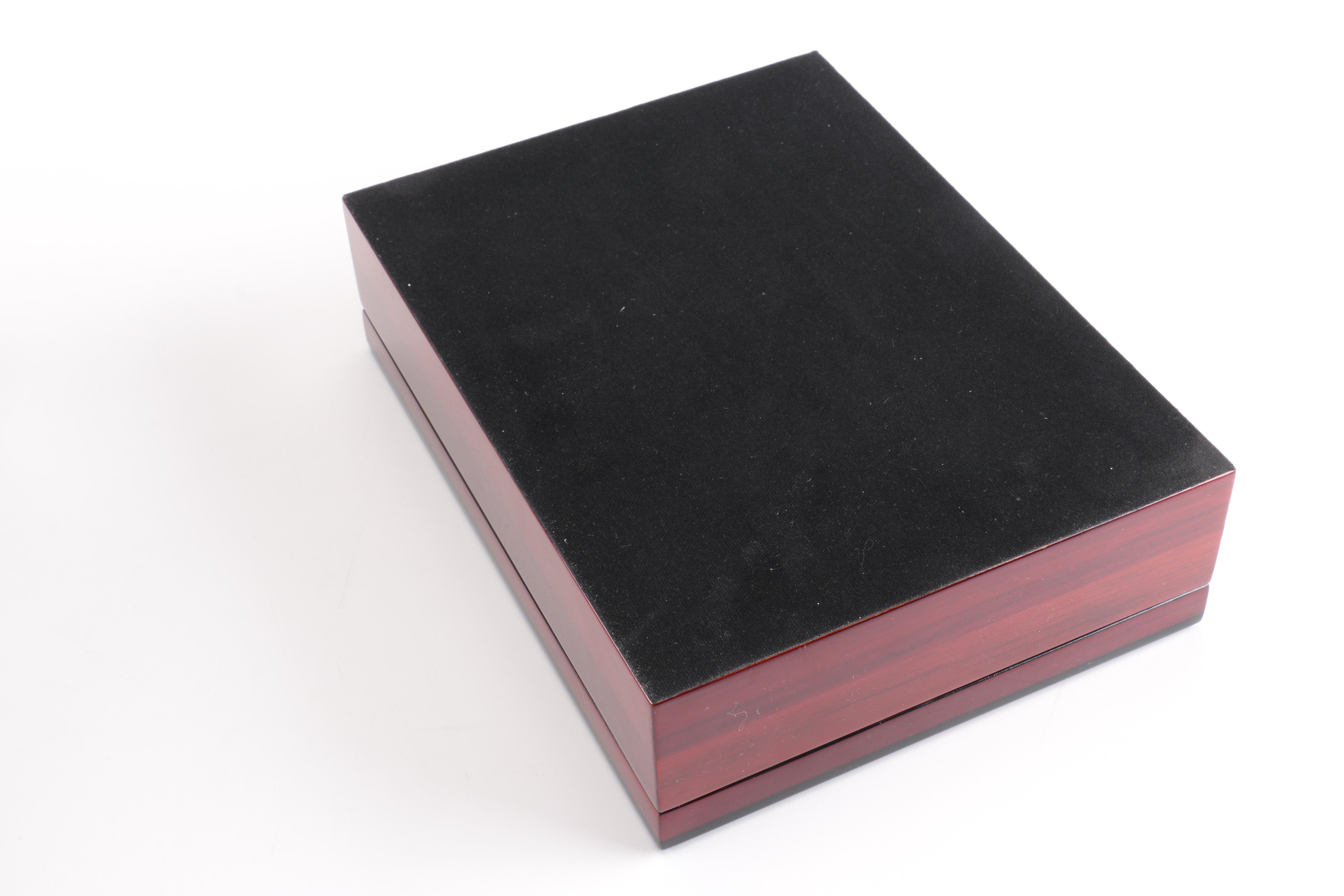 The Meadows Wooden Jewelry Presentation Box