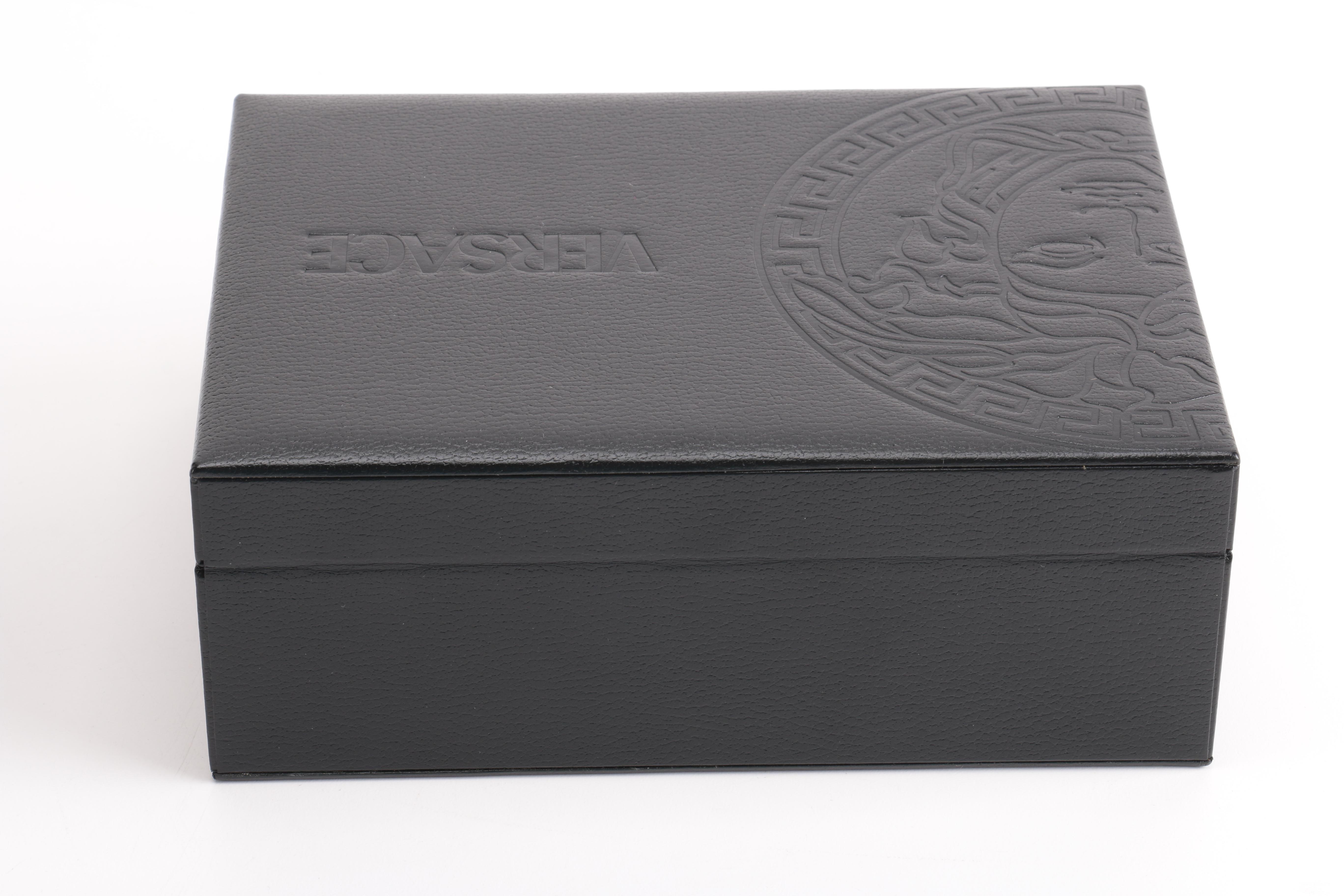 Versace Black Leather Watch Box