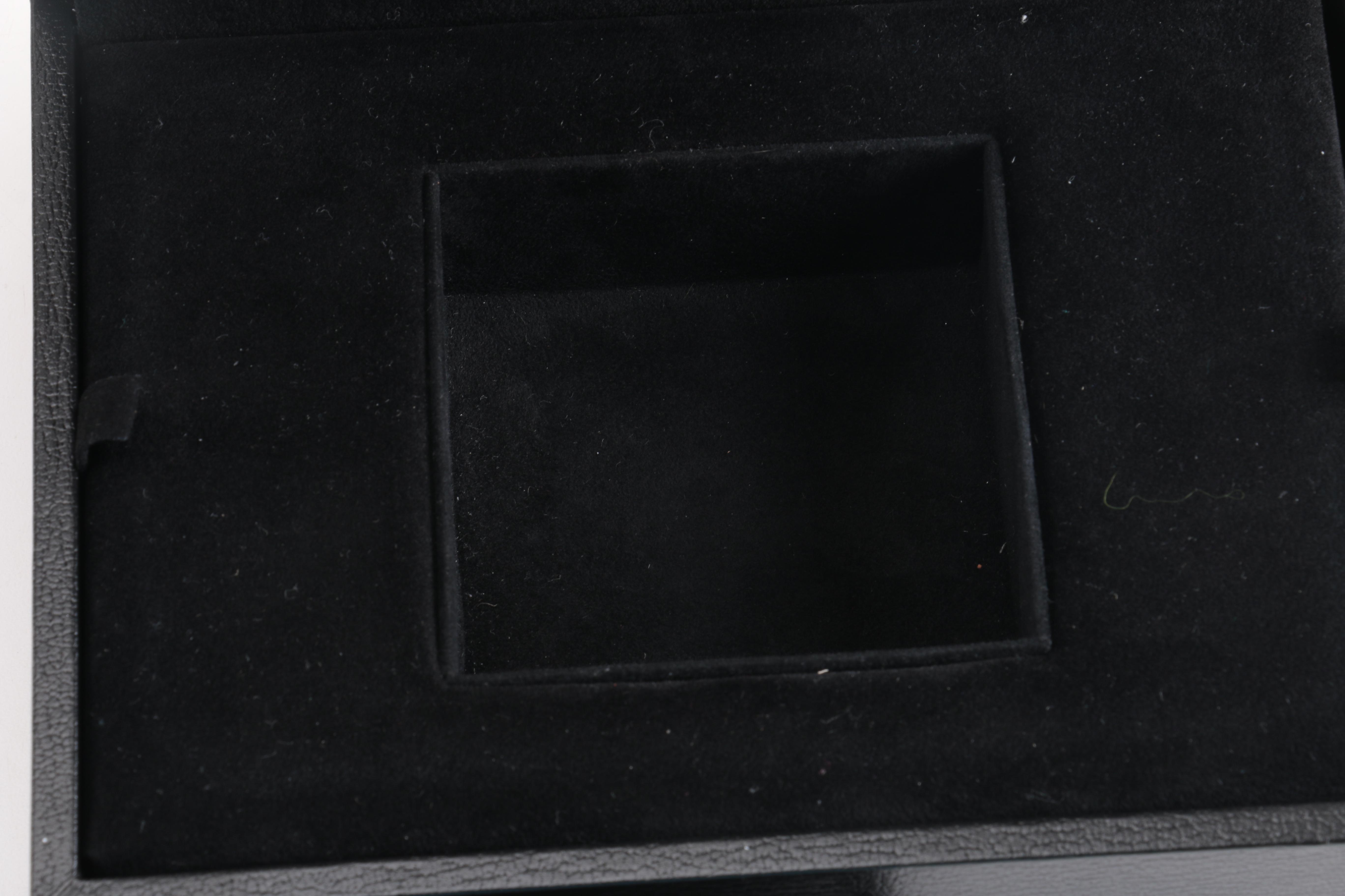 Versace Black Leather Watch Box