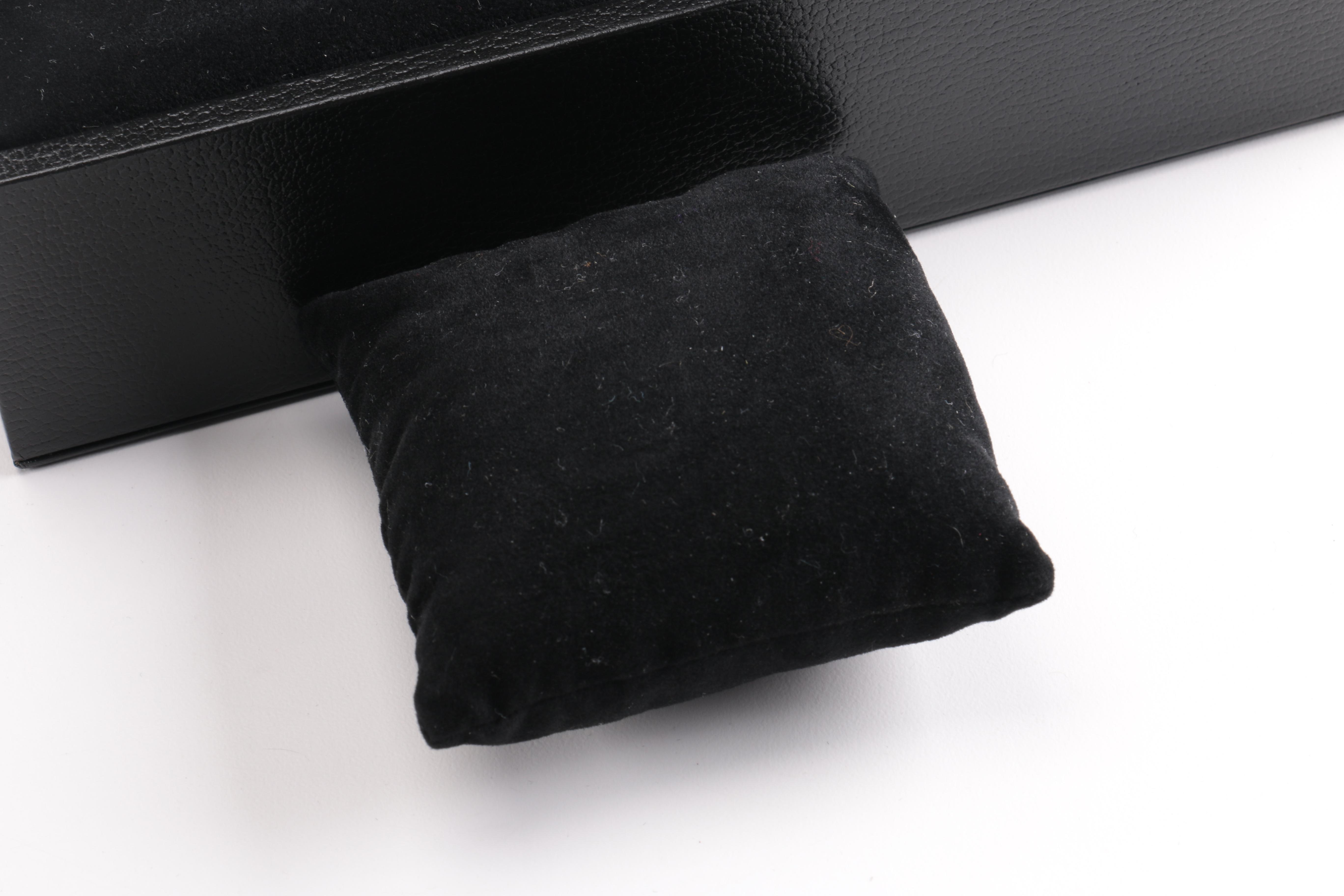 Versace Black Leather Watch Box