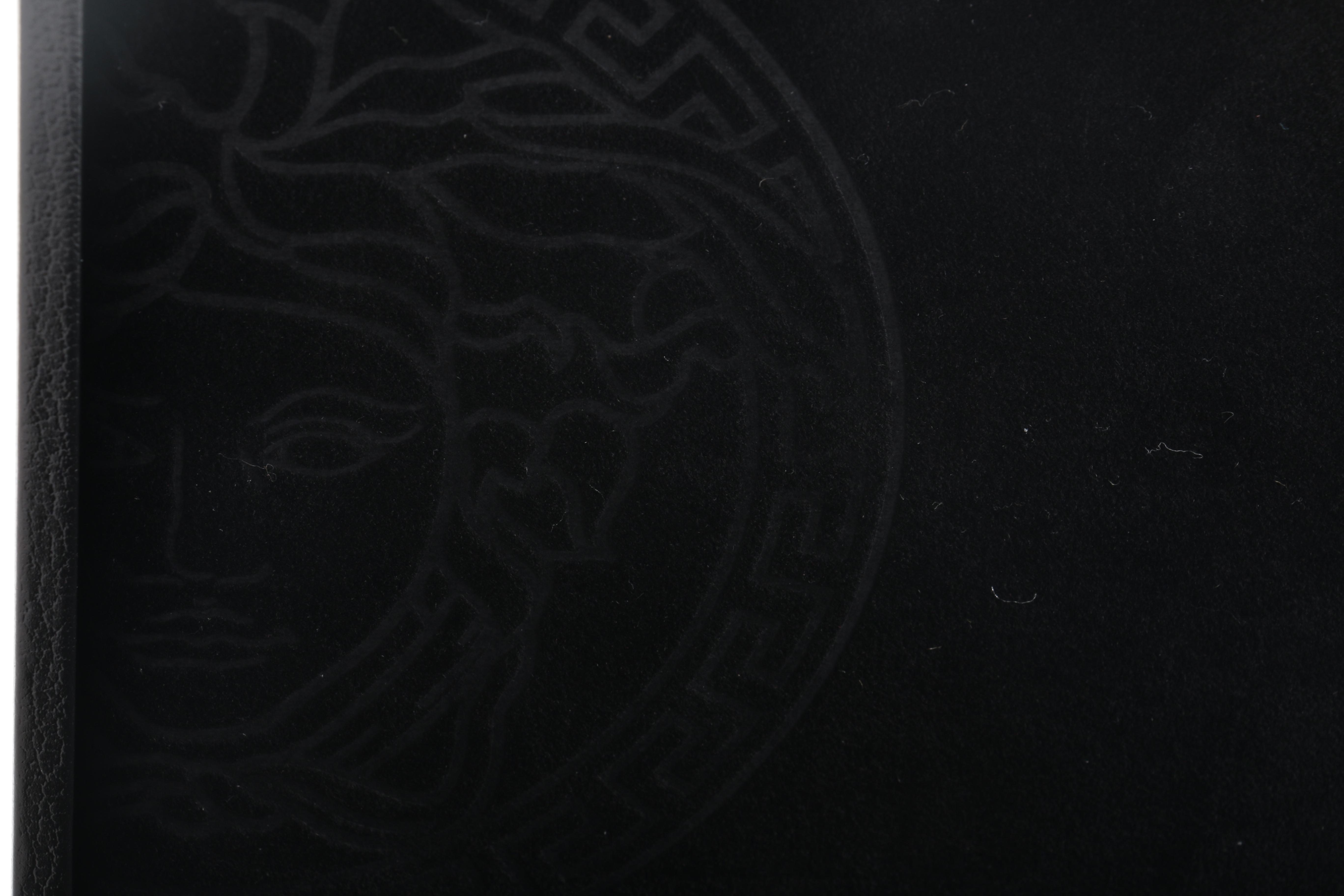 Versace Black Leather Watch Box