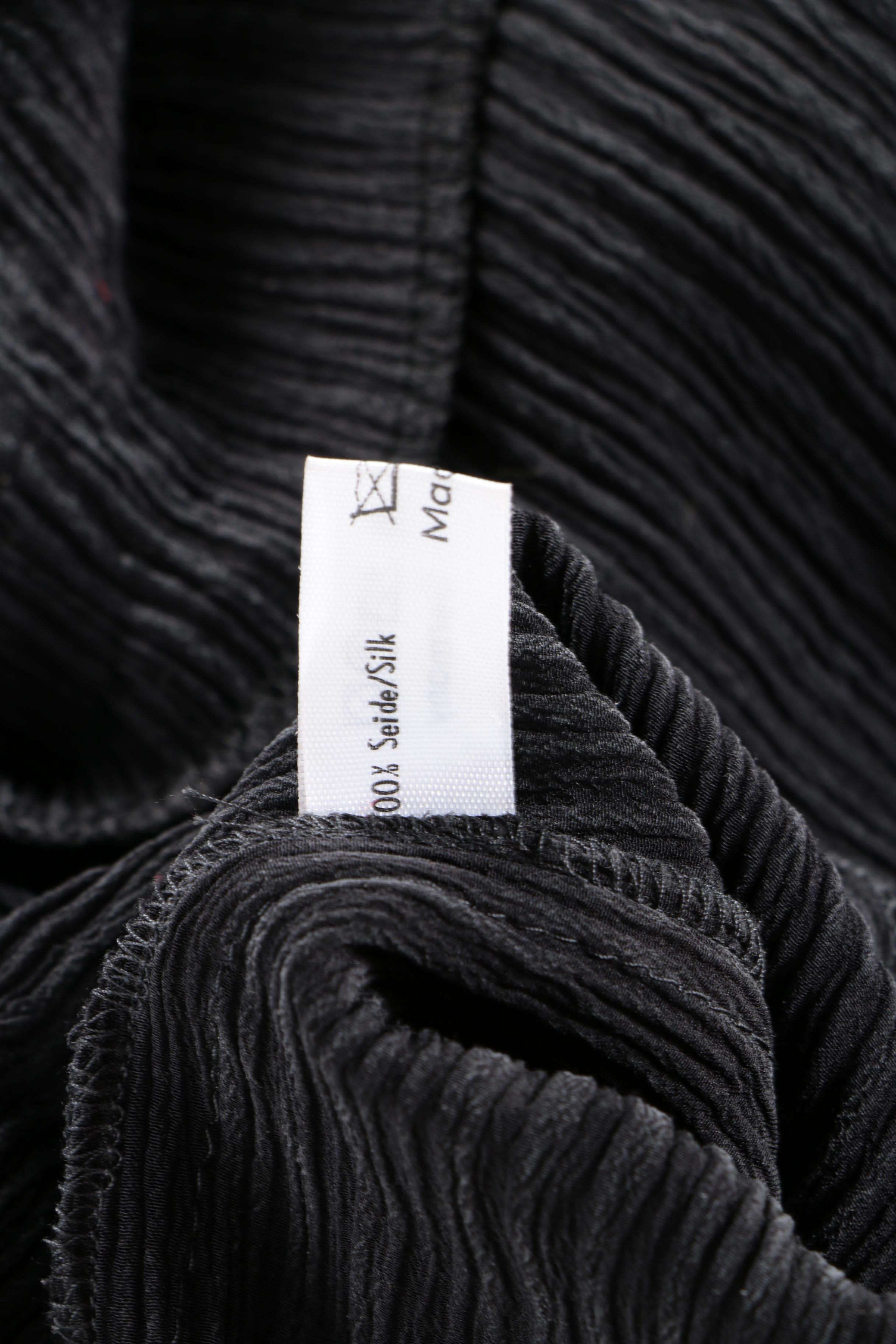 Anett Rostel Black Silk Cocktail Dress