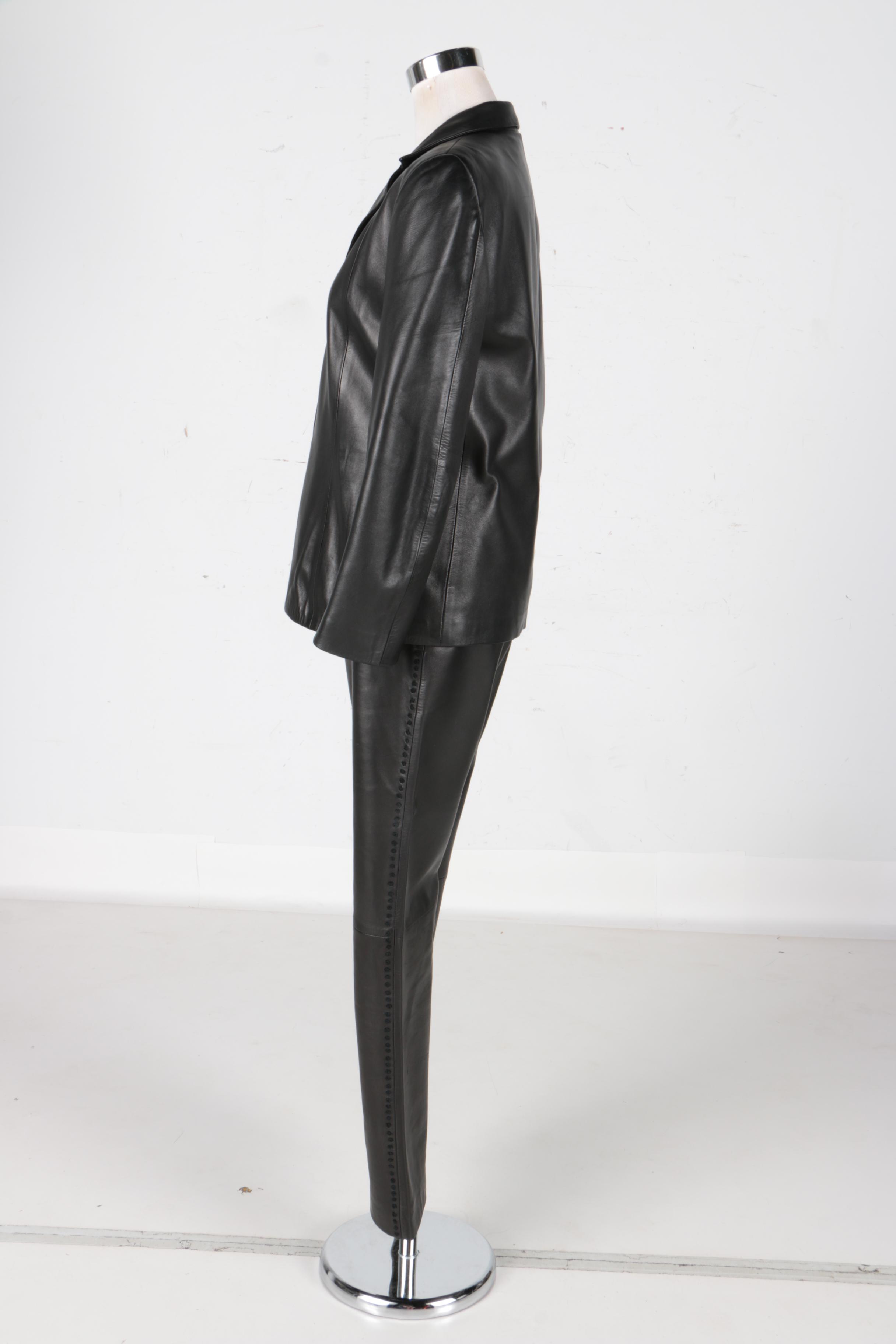 Women's Gianni Versace Leather Suit