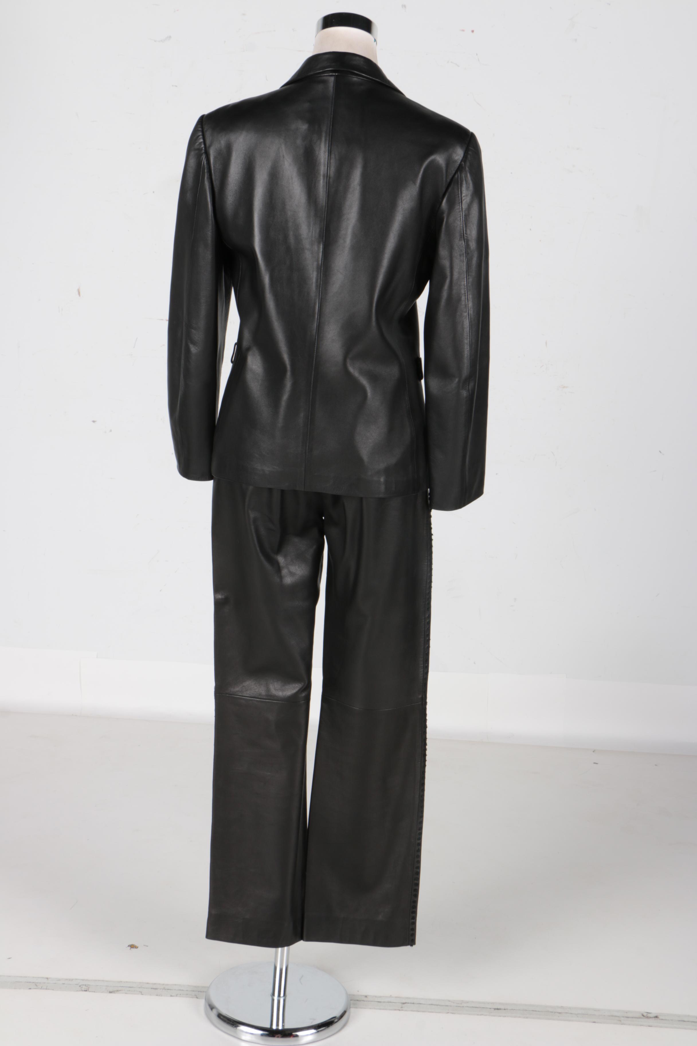 Women's Gianni Versace Leather Suit