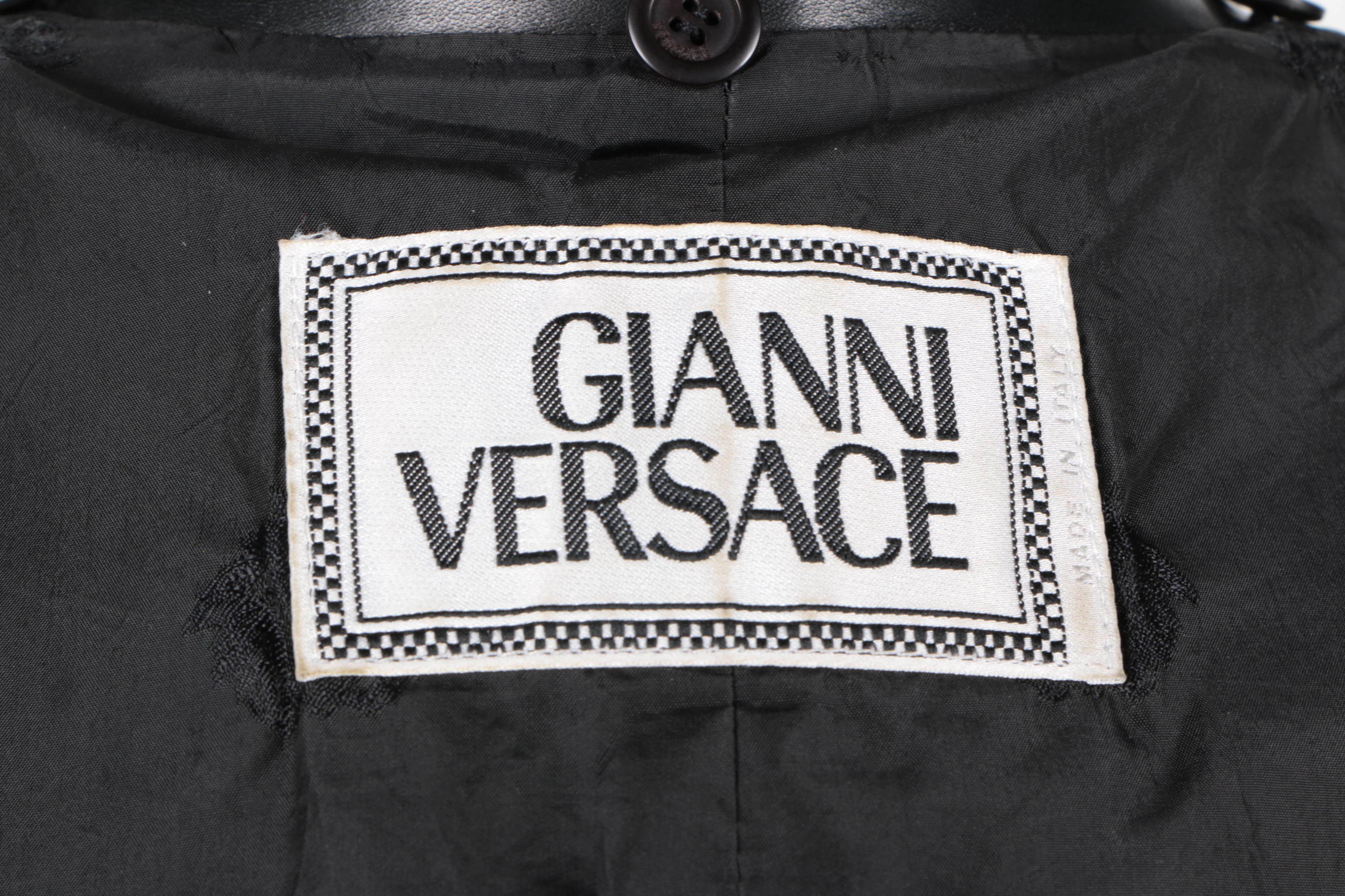 Women's Gianni Versace Leather Suit