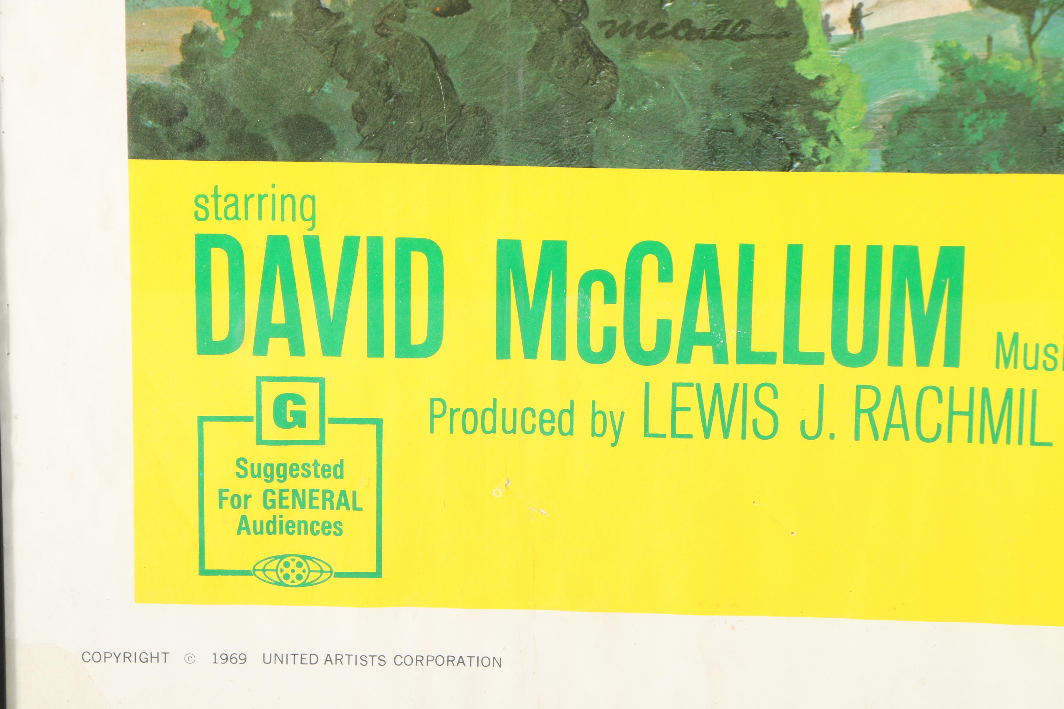 1969 "Mosquito Squadron" NSS Movie Poster