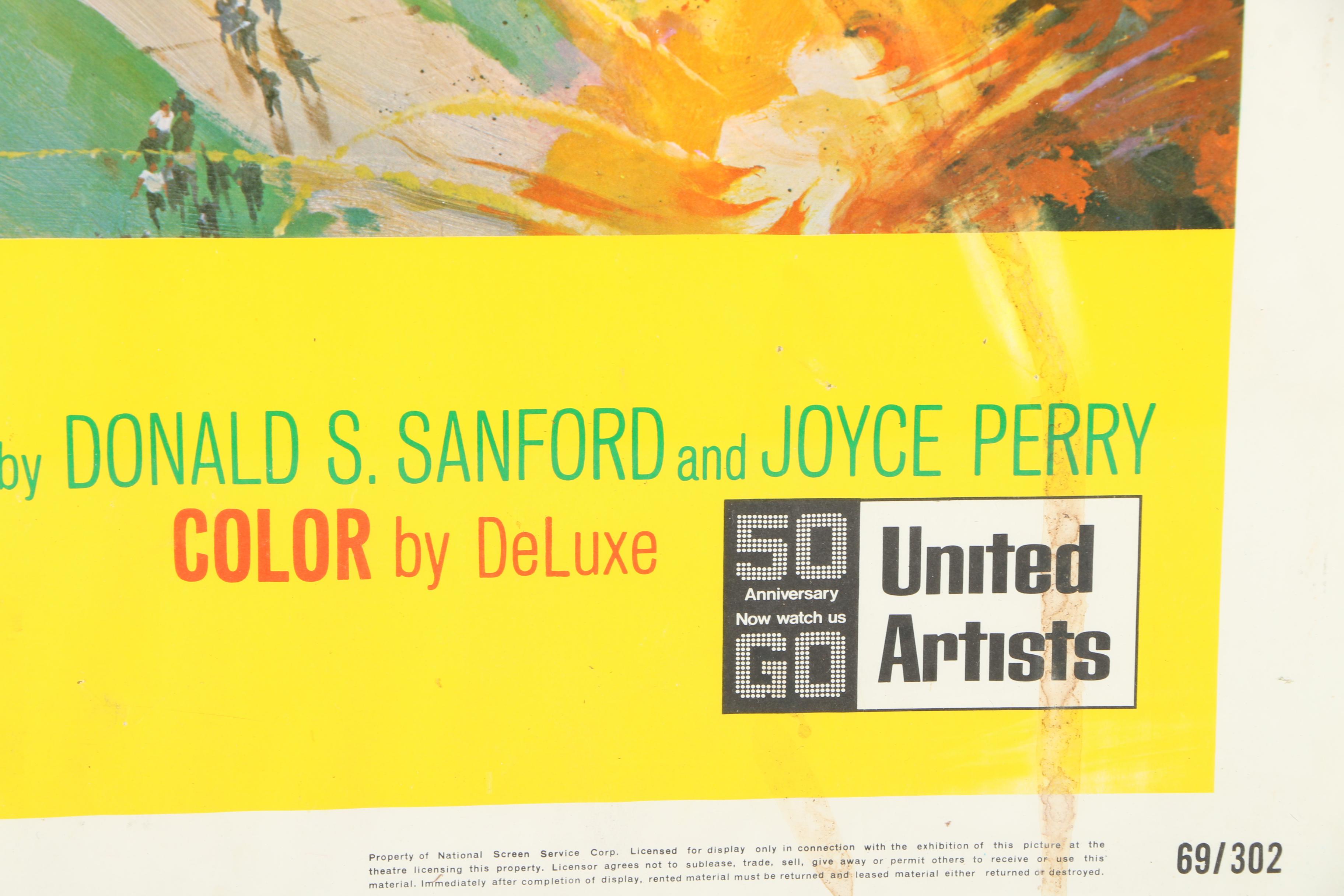 1969 "Mosquito Squadron" NSS Movie Poster