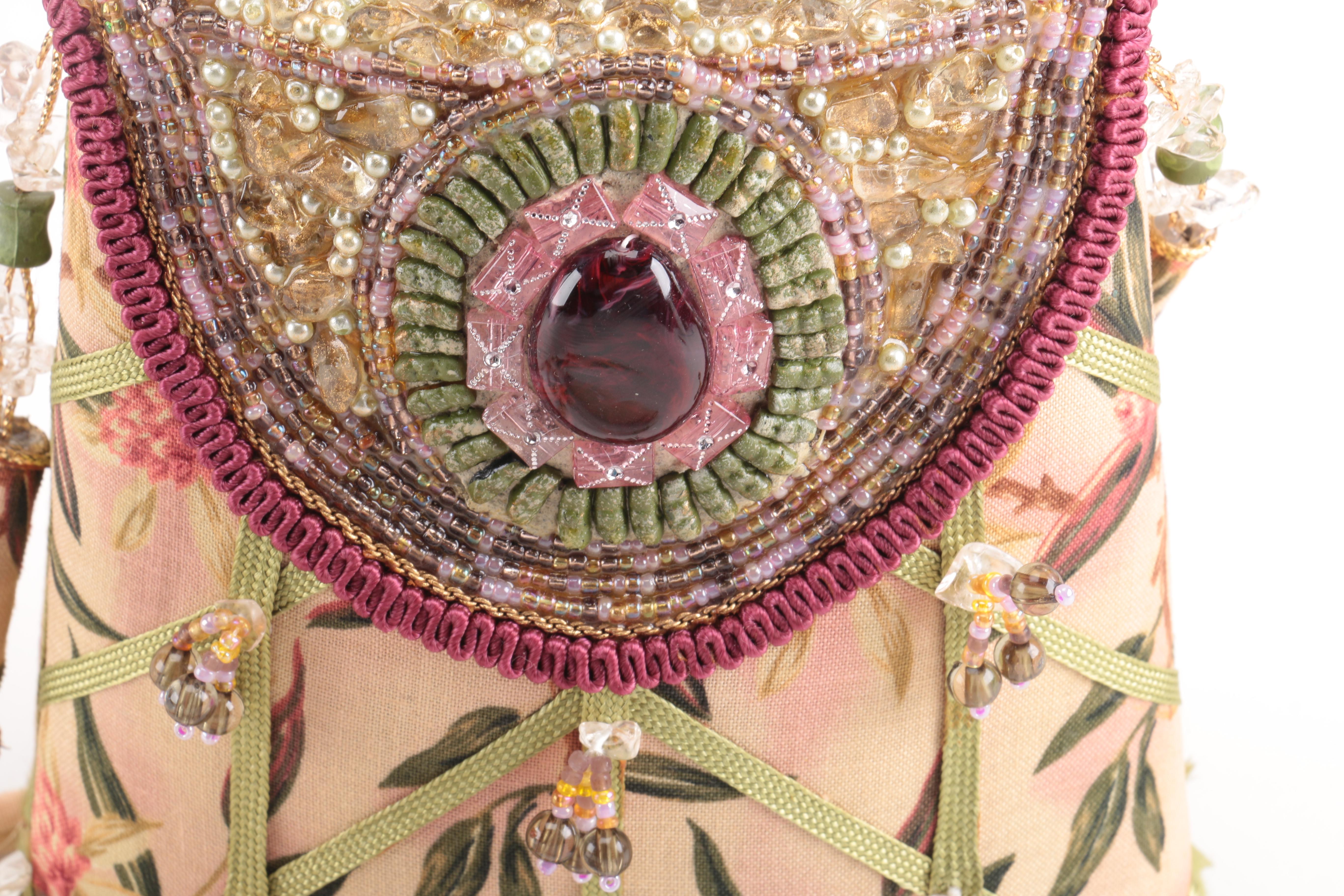 Mary Frances Floral Crossbody Bag