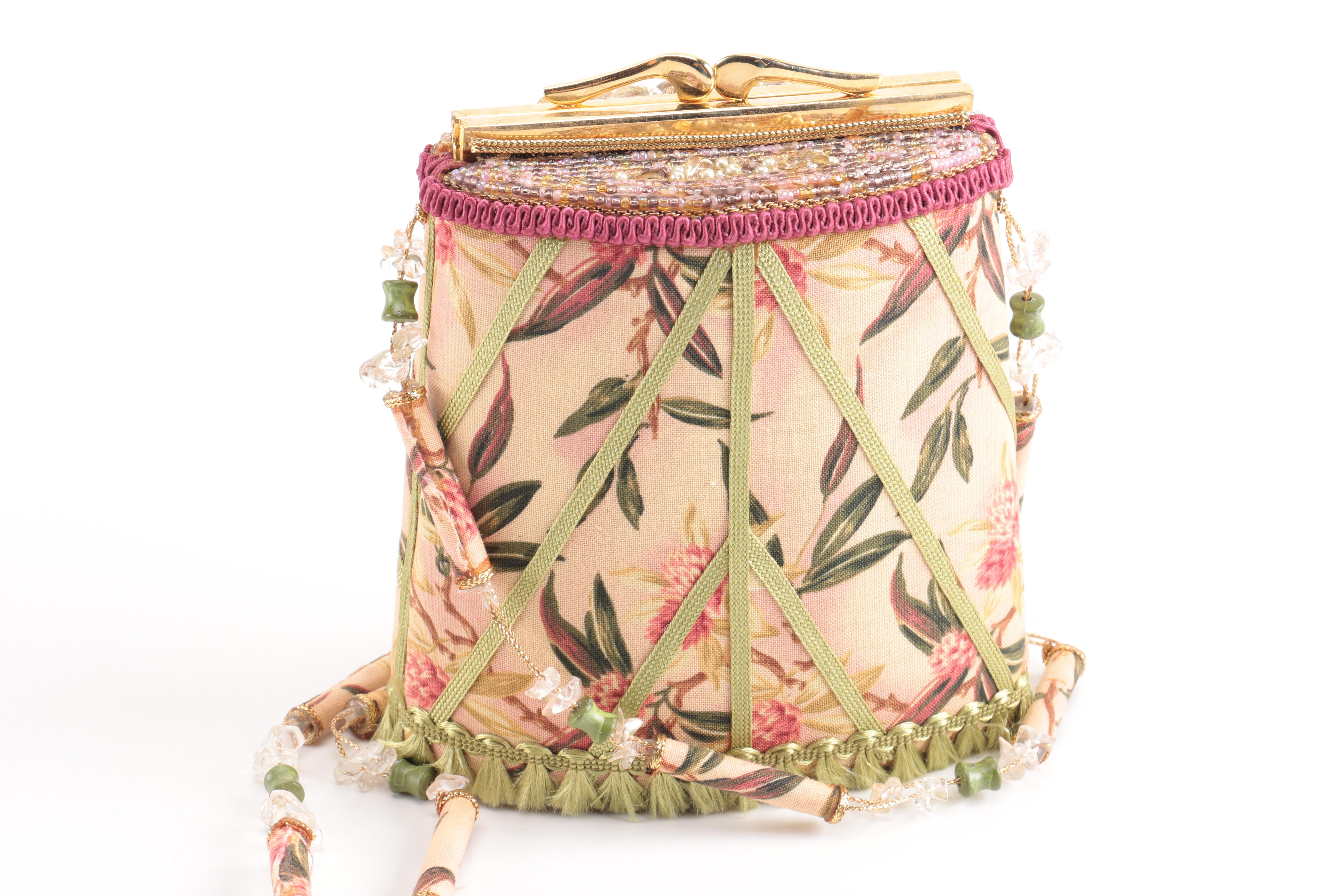 Mary Frances Floral Crossbody Bag