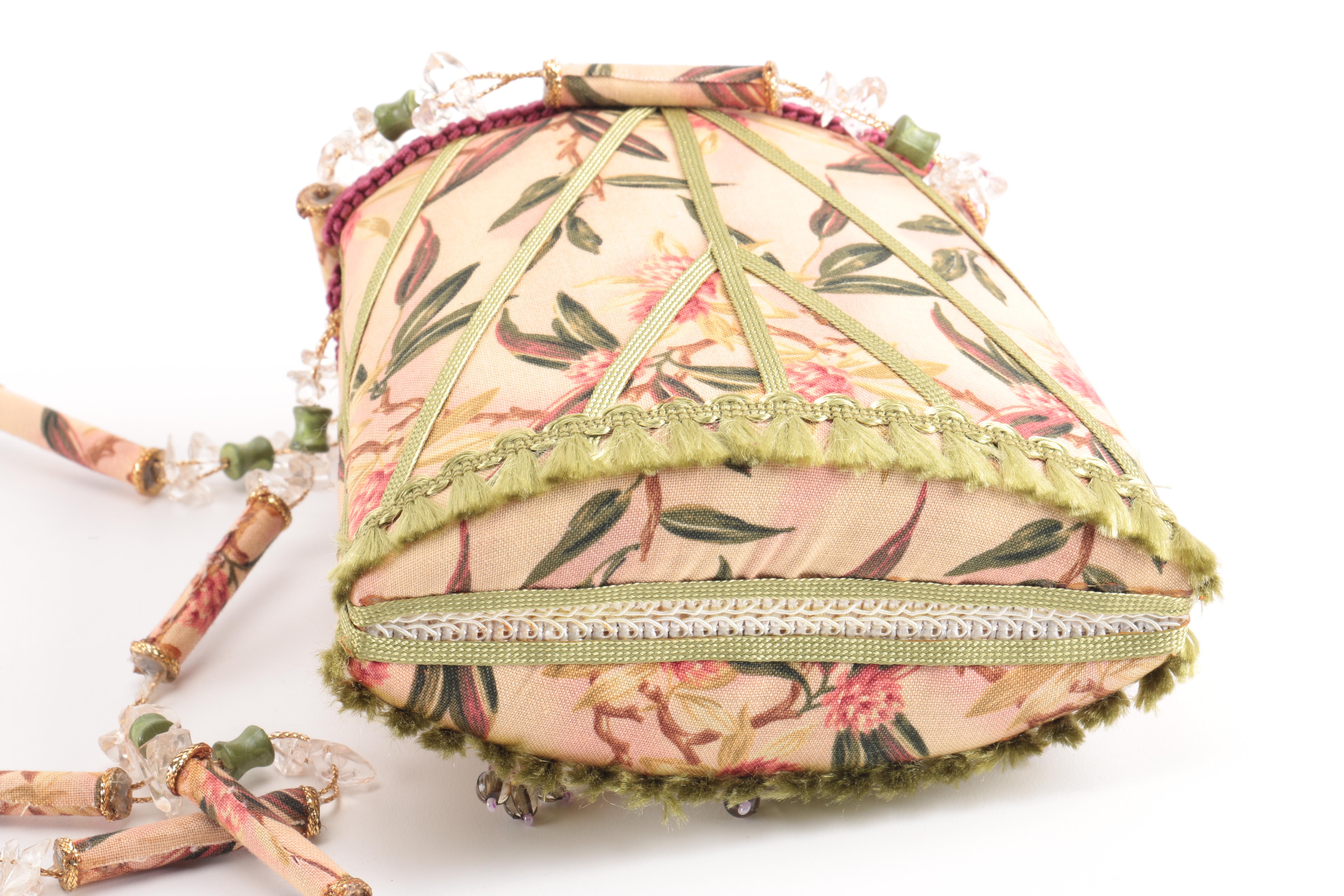 Mary Frances Floral Crossbody Bag