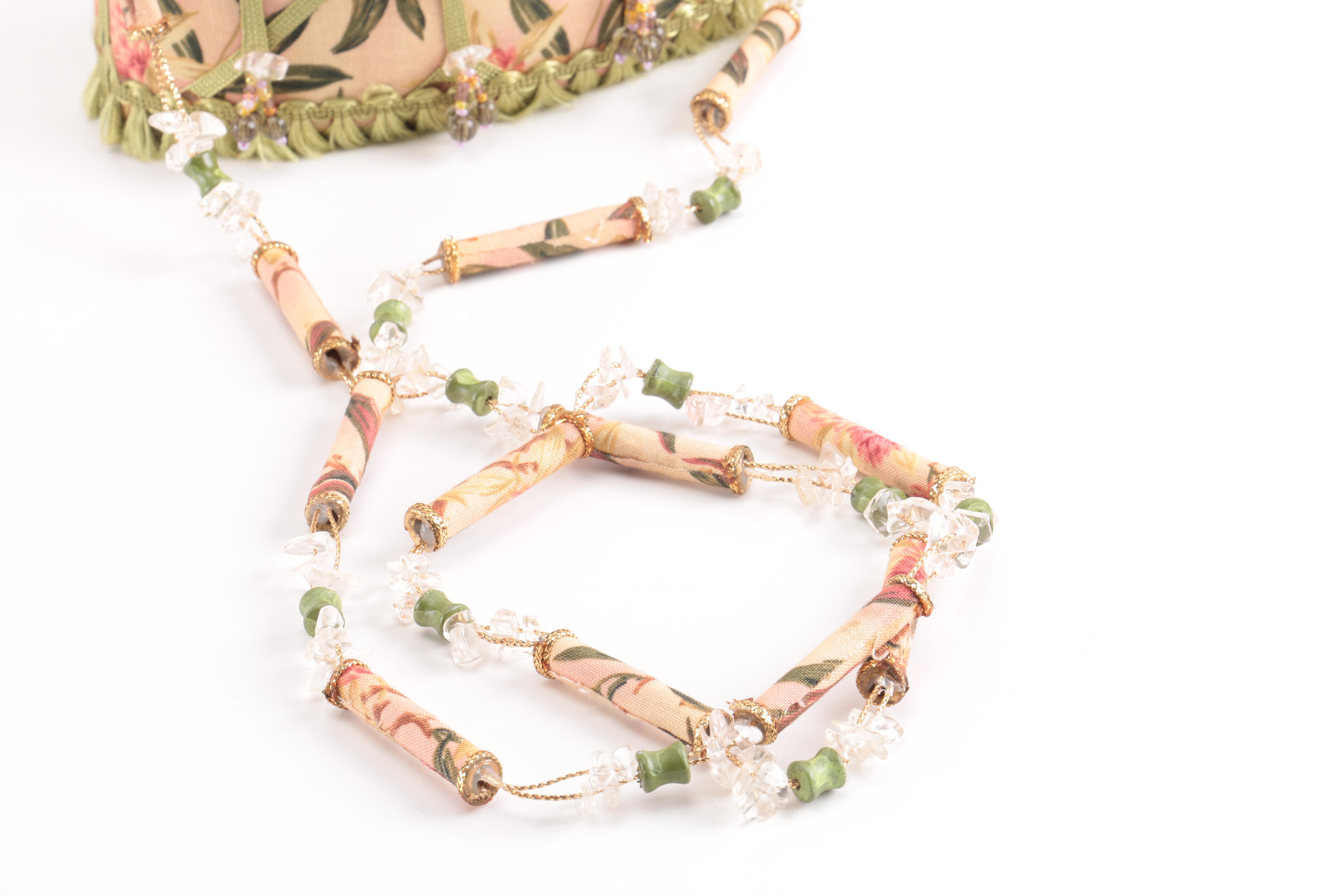 Mary Frances Floral Crossbody Bag