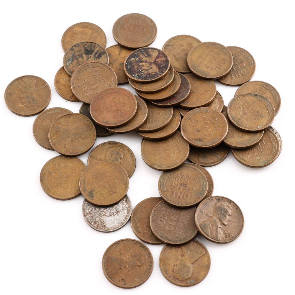 Group of over 250 Lincoln Head Cents