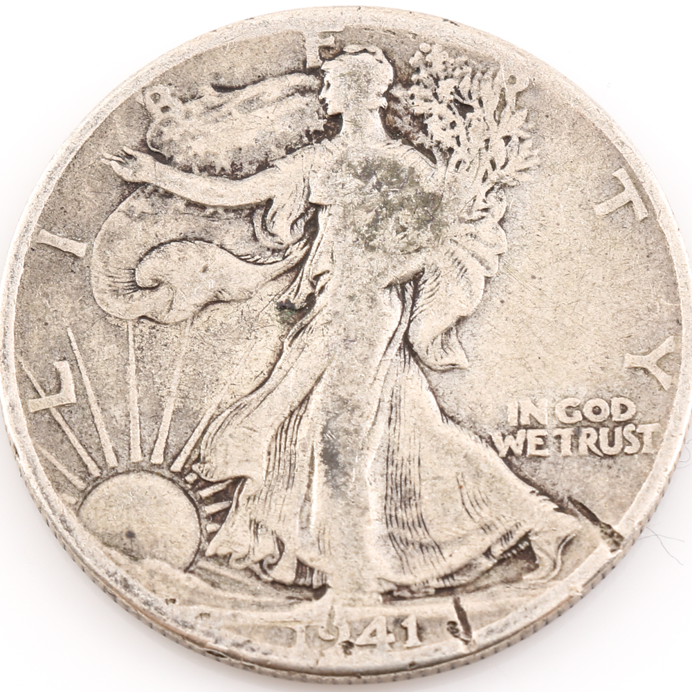 Group of 71 American Half Dollars