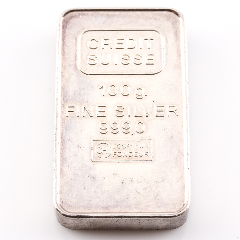 Group of Three Fine Silver Bars