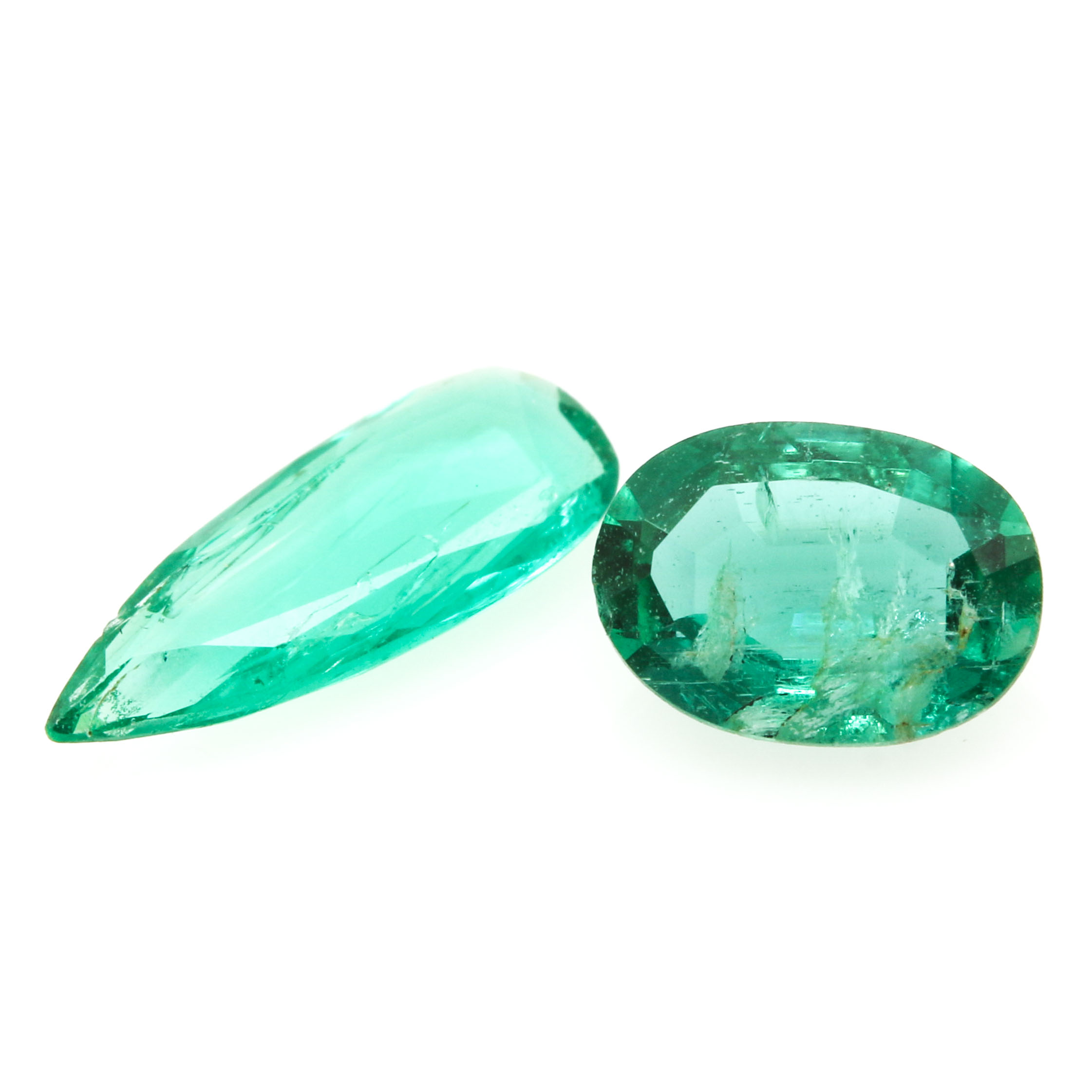 Selection of Two Loose Emeralds