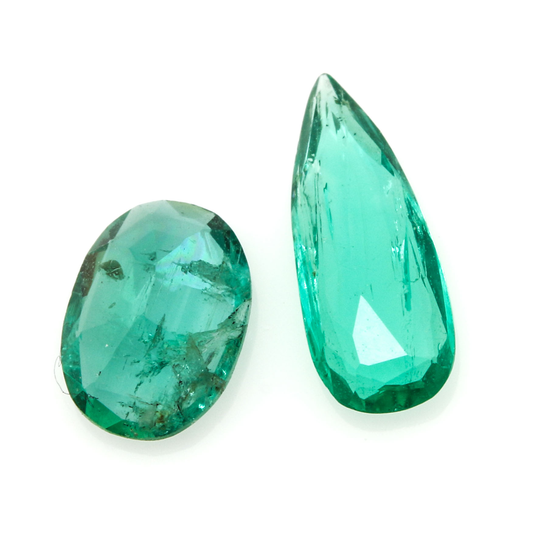 Selection of Two Loose Emeralds