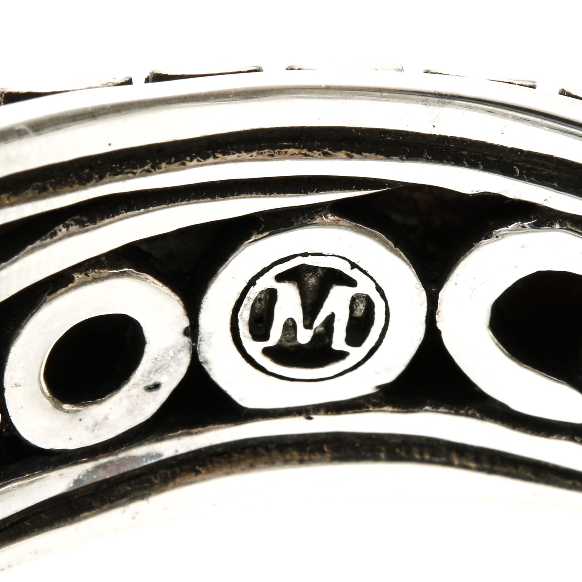 John Hardy "Dot" Collection Sterling Silver Hinged Leaf Cuff Bracelet