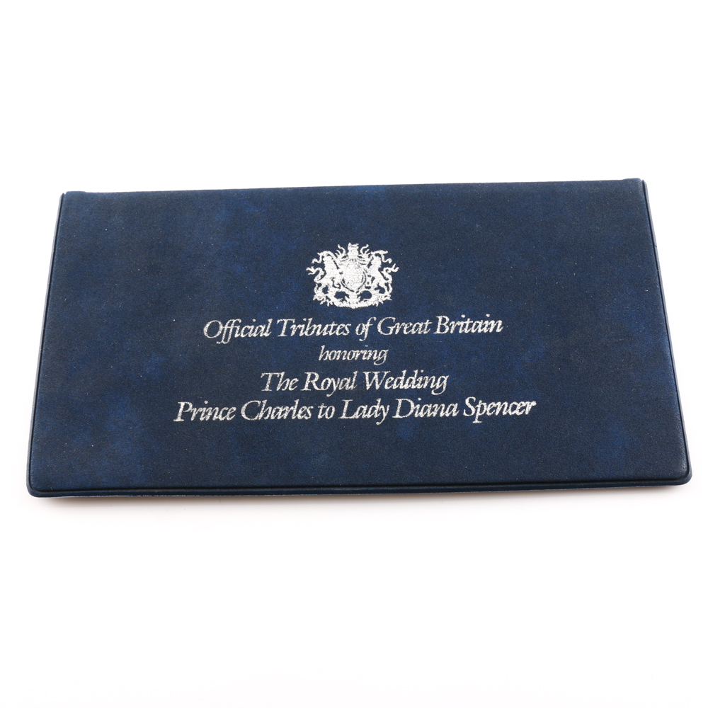 Group of 1981 Lady Diana and Prince Charles Royal Wedding Commemorative Coin/Medals