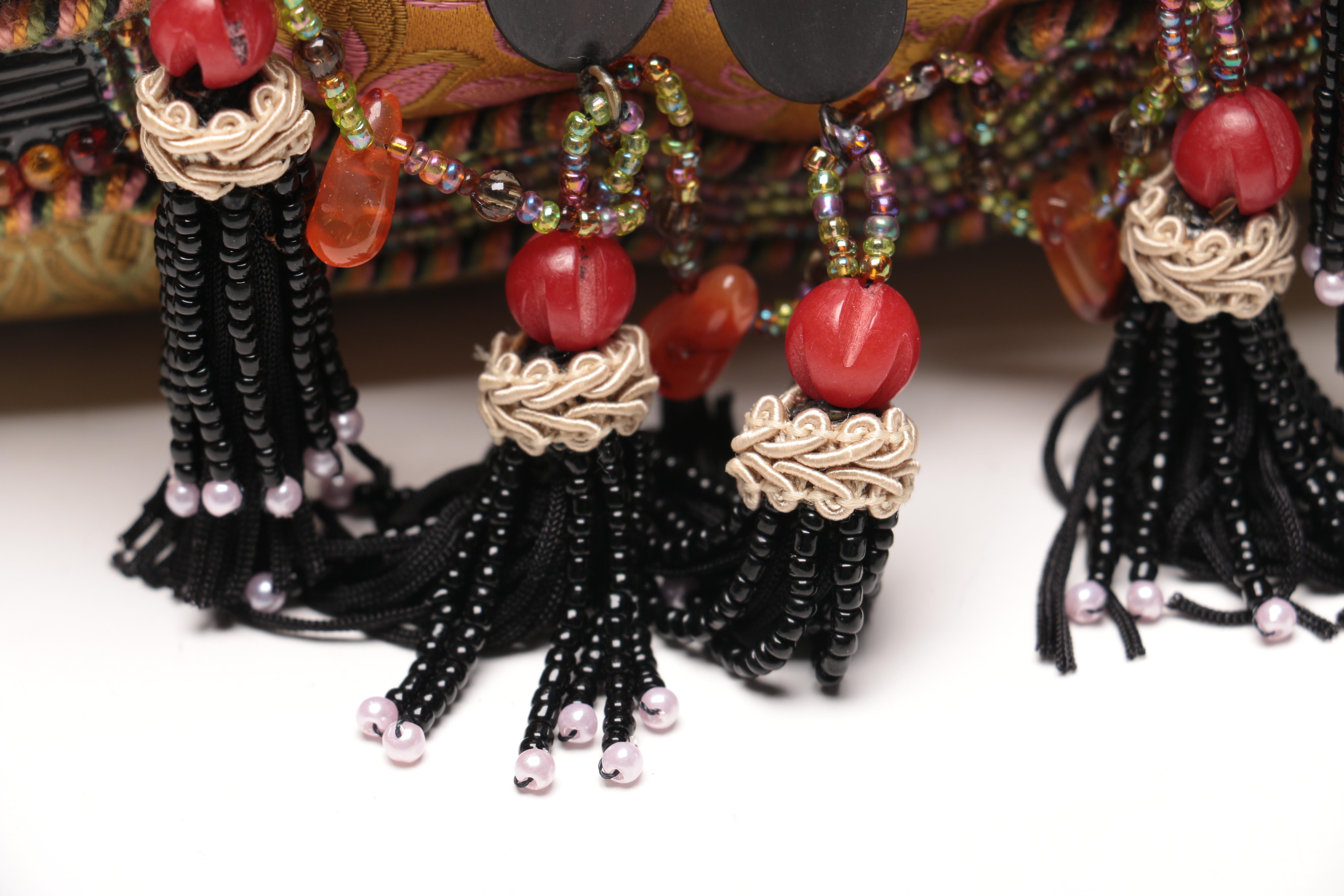 Mary Frances Mixed Trimmings Handbag