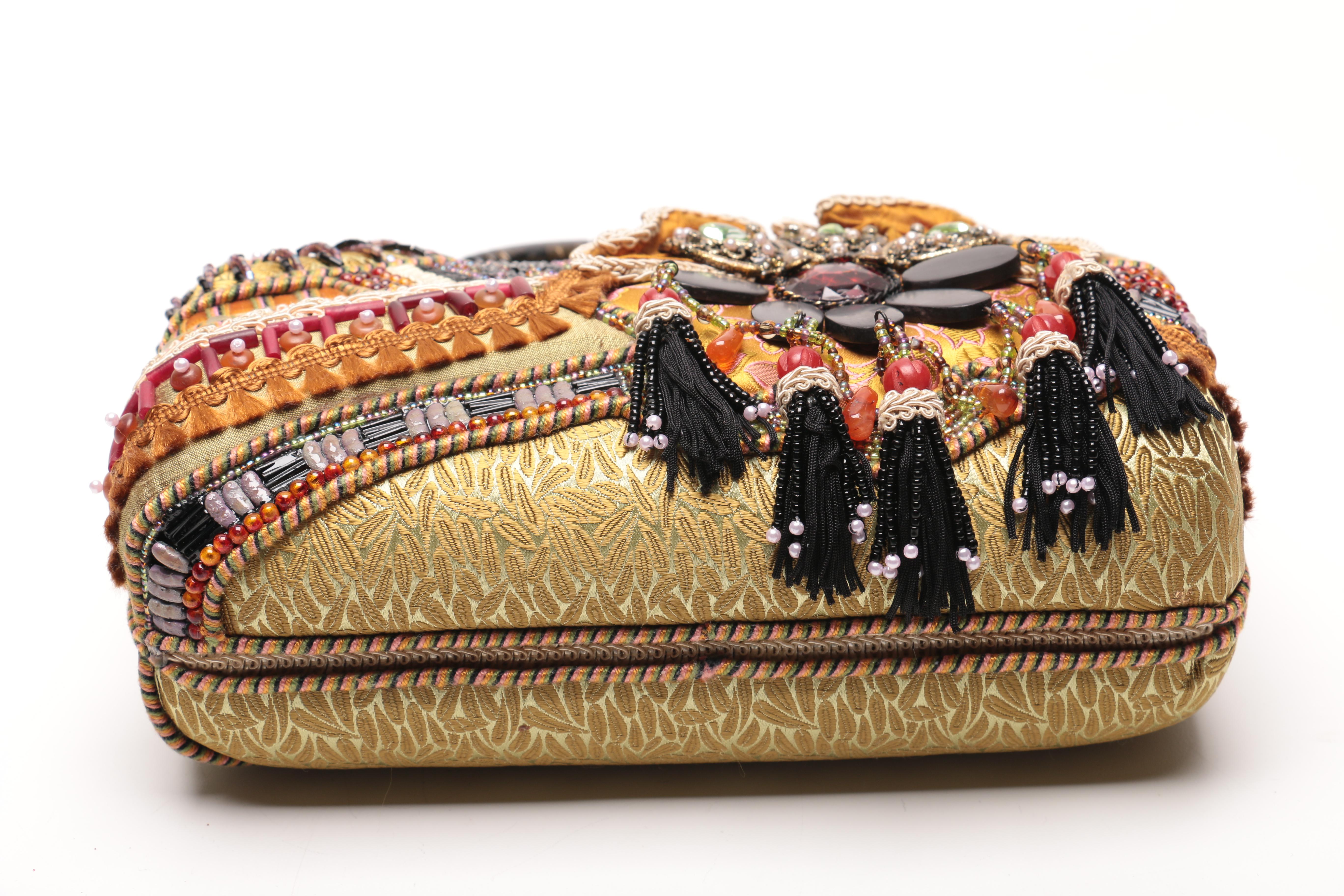 Mary Frances Mixed Trimmings Handbag