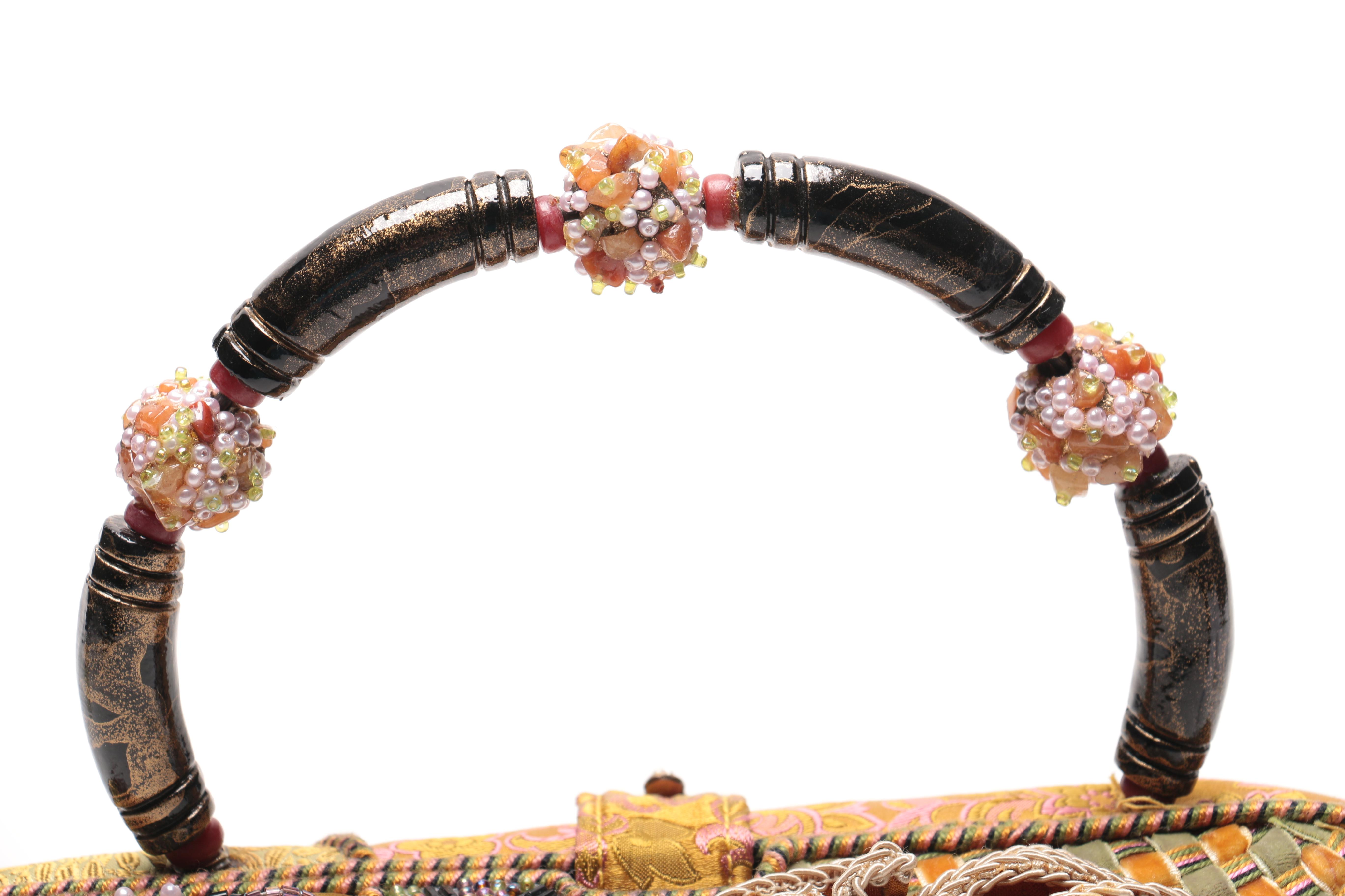 Mary Frances Mixed Trimmings Handbag